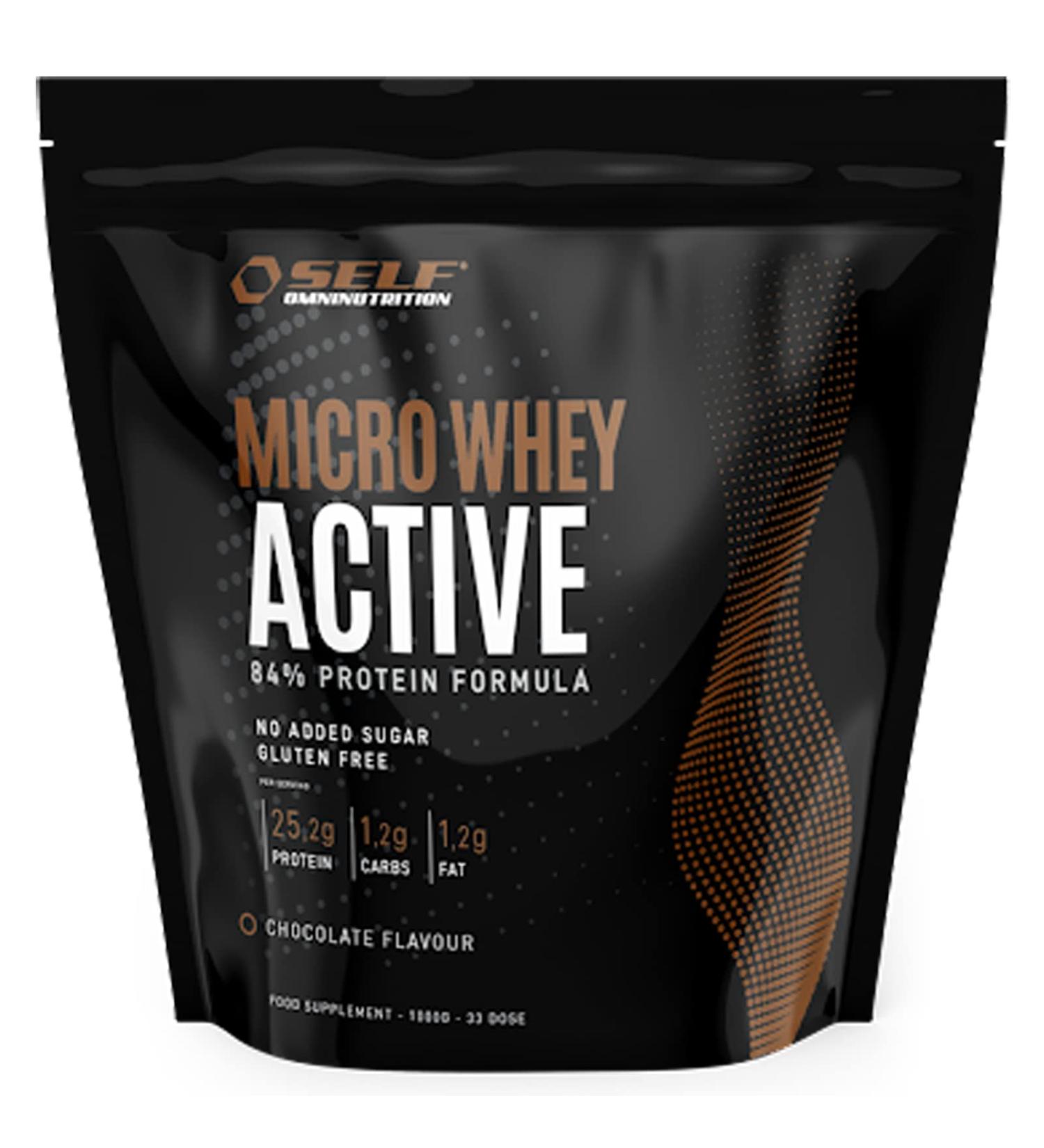 100% Micro Whey Active 1 kg of chocolate