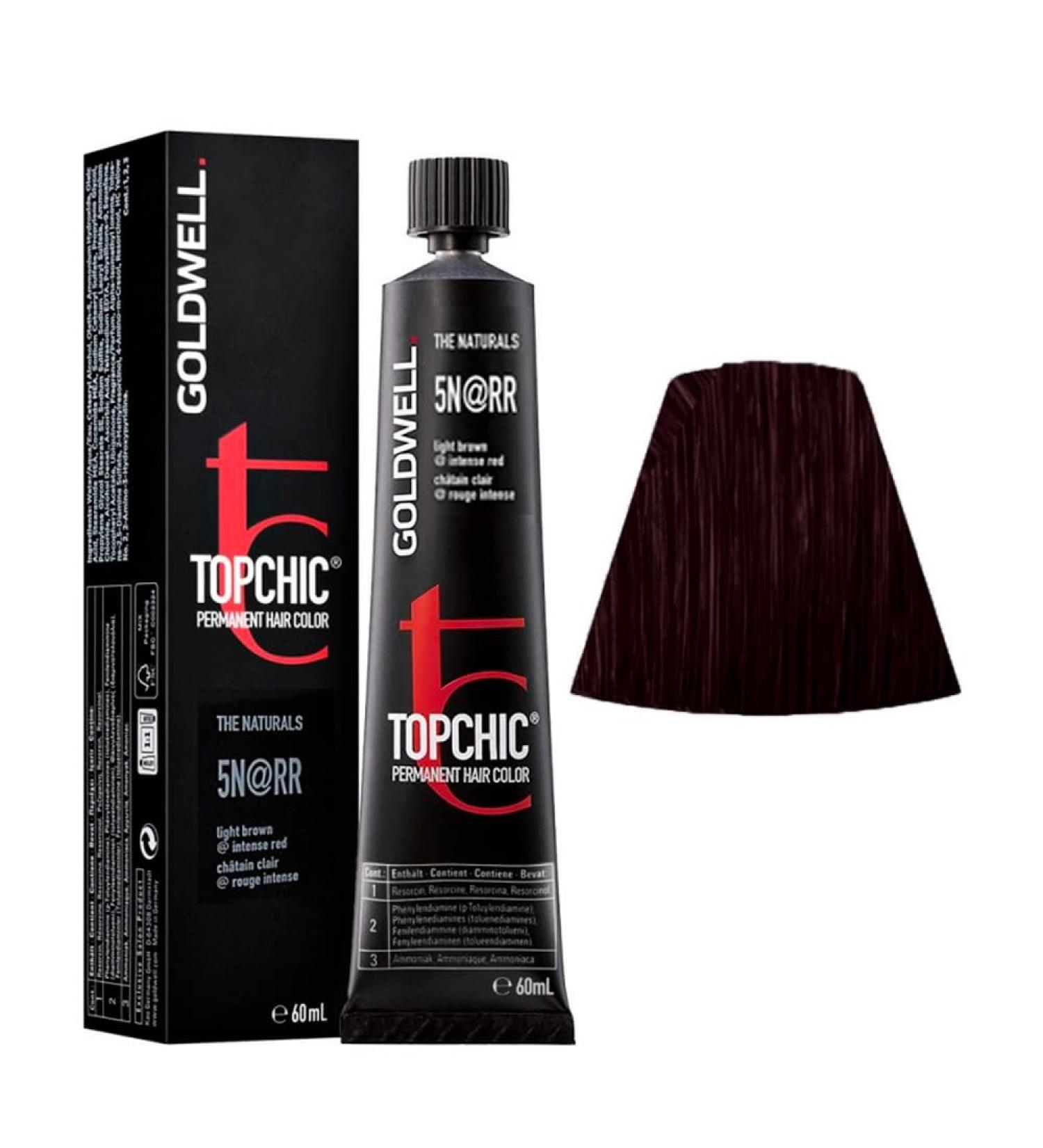 GOLDWELL Topchic 5N RR Light Brown Intense Red tb 60ml