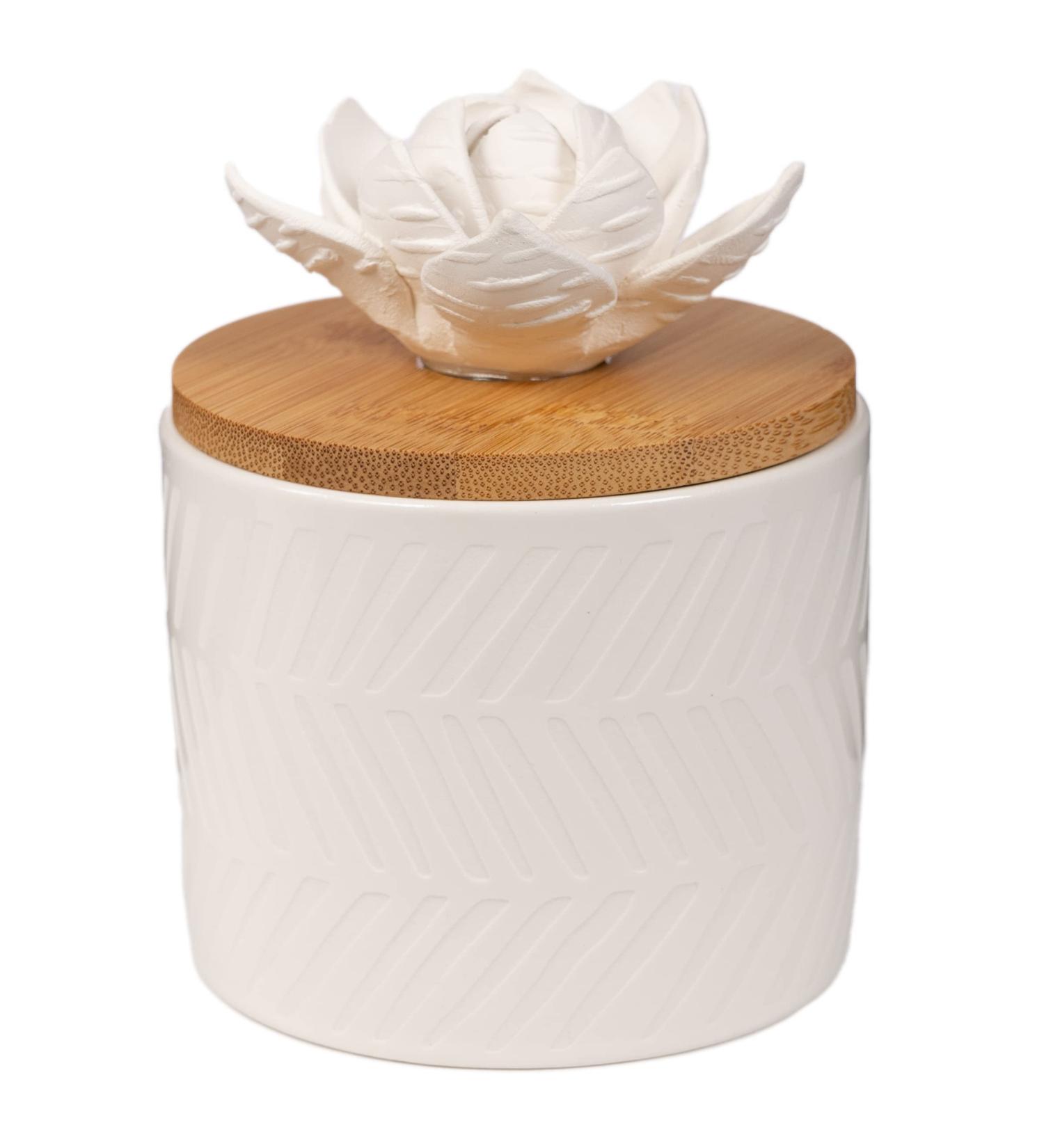 ScentSationals Ceramic Flower Essential Oil Diffuser - Passive Wicking Home Fragrance for Living Room & Bedroom - Aromatherapy Diffuser for Essential Oils - Lyle - International Shipping - Buy Online on GoSupps.com