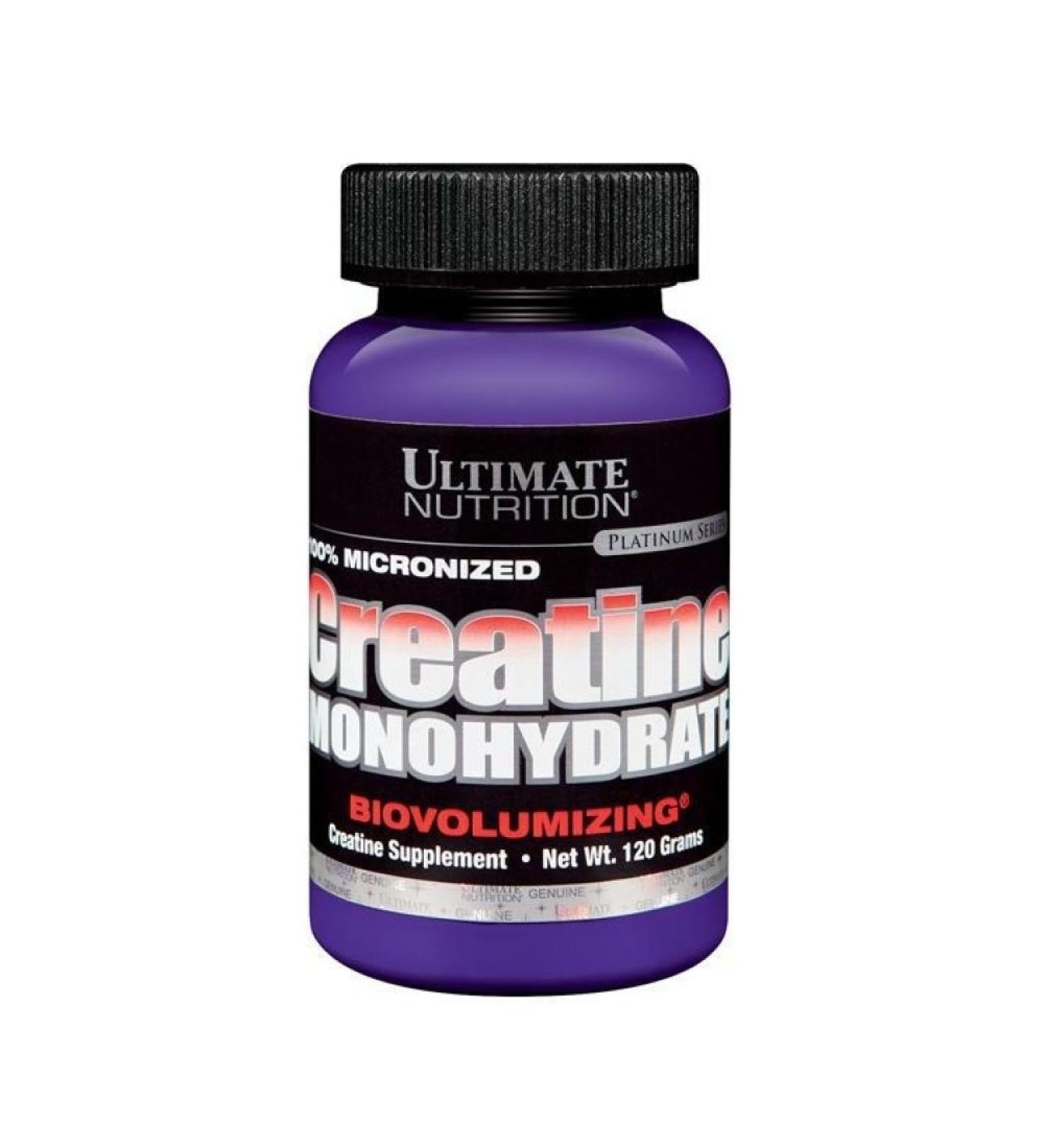 Ultimate Nutrition Micronized Creatine Monohydrate Biovolumizing Powder Keto Friendly 5000mg of Creatine Monohydrate Per Serving Unflavored-24 Servings