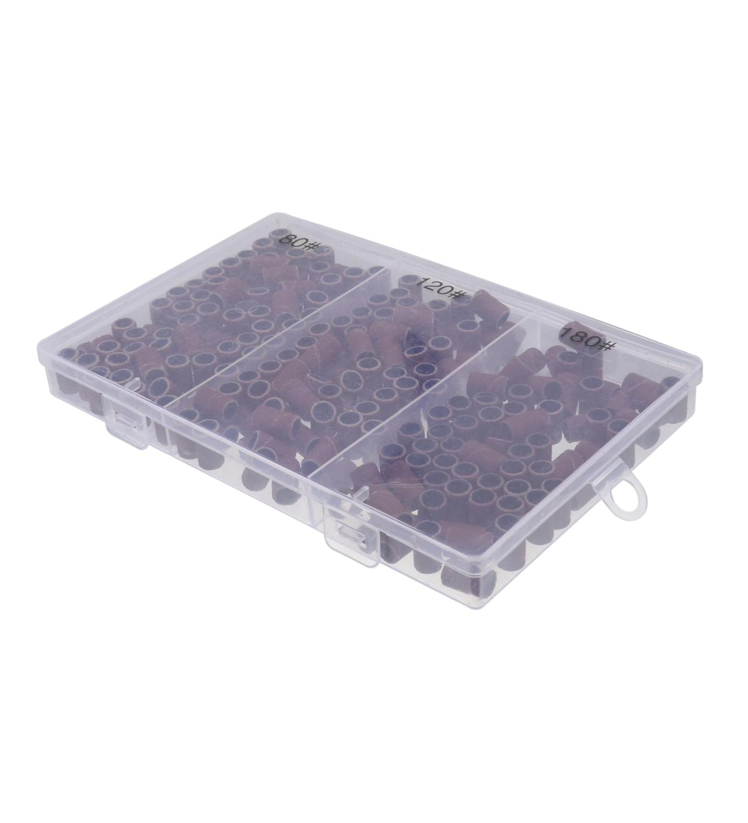Gogogmee 1 Box Boxed Manicure Circle Portable Nail Drill Nail Sanding Ring Faux Nails Girl Manicure Sand Rings Nail Sand Circle Nail Accessories Nail Polishing Band Resin Abrasive Cloth - Buy Online on GoSupps.com