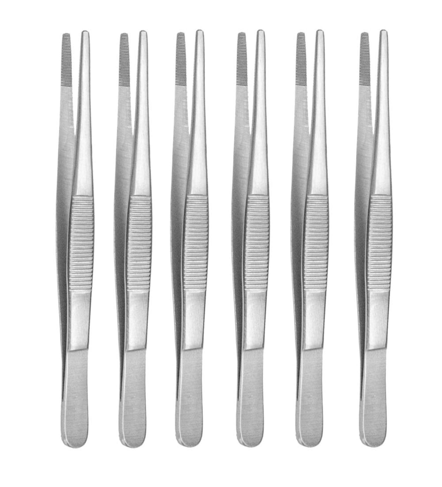 May Set 6X Terrarium Tweezers 15 cm - Stainless Steel Feeding Tongs for Precision Care - Buy Online on GoSupps.com