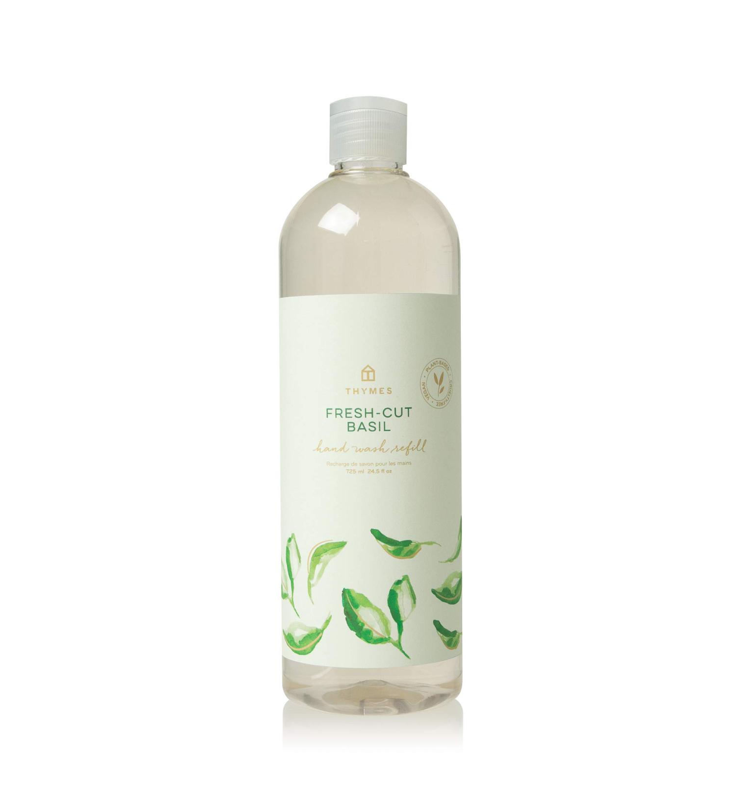 Thymes Fresh-Cut Basil Hand Wash Refill - 24.5 Fl Oz - Buy Online on GoSupps.com