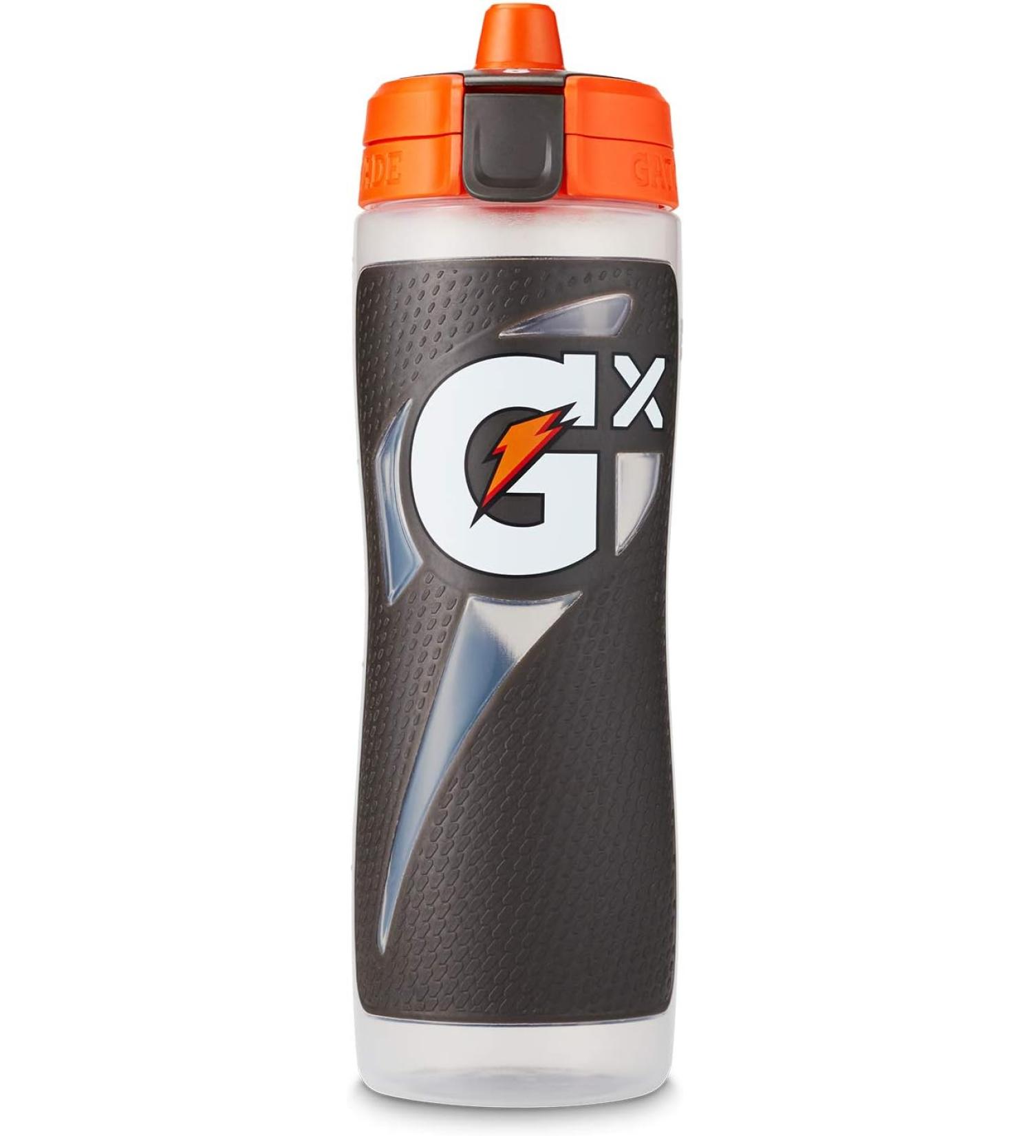 Gatorade Gx Hydration System NonSlip Gx Squeeze Bottles  - Gray - 30 Fl Oz  - Buy Online on GoSupps.com