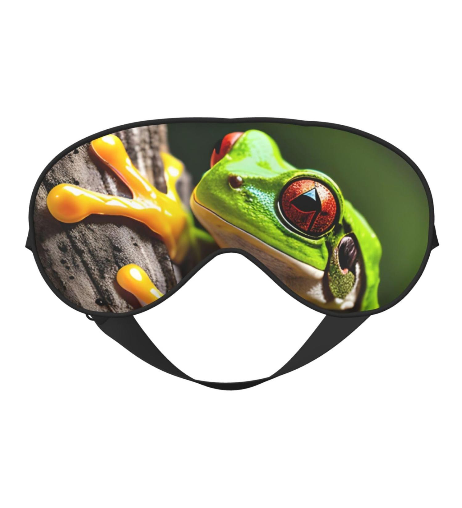 Tree Frog Baby Soft Sleep Eye Mask Female Breathable Eye Patch Perfect for Travel and Relaxation - Buy Online on GoSupps.com
