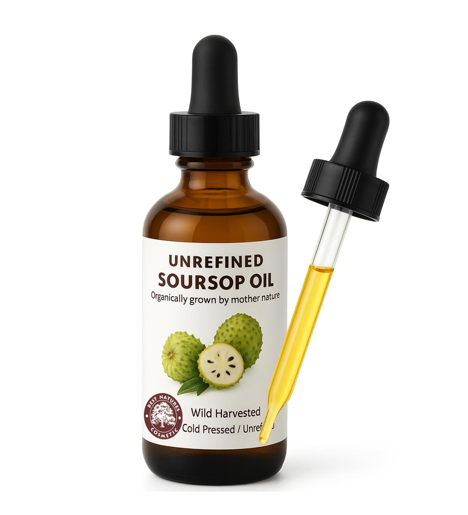 Huile vierge de corossol bio (Graviola/Guanabana) Press e froid non raffin e non dilu e 4 fl oz 120 ml | Soins de la peau et des cheveux 120 ml (Lot de 1) - Buy Online on GoSupps.com