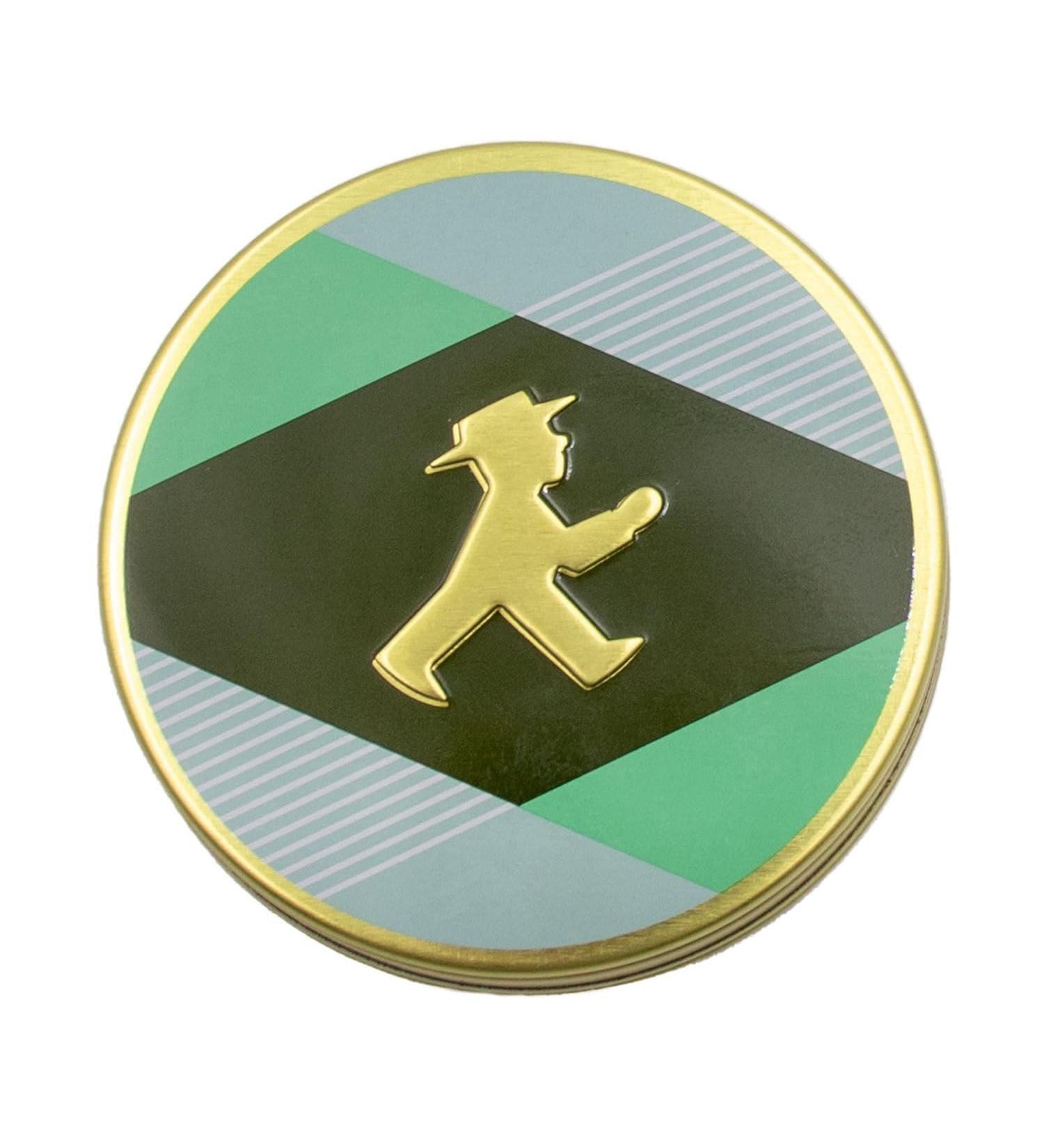 AMPELMANN Peppermint Pastilles | PFEFFERPRINZ | 30g Metal Tin Mints | Authentic Berlin Souvenir with Peppermint Oil - Buy Online on GoSupps.com