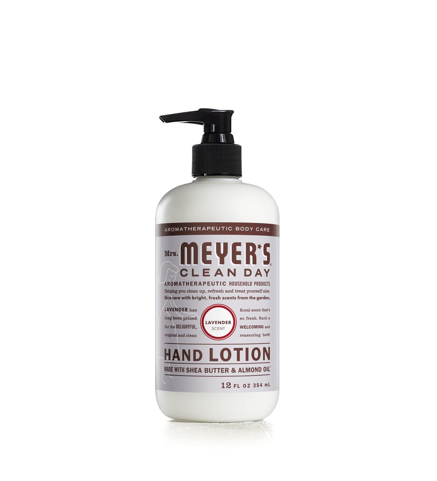 Mrs. Meyer's Lavender Hand Lotion - Non-Greasy Moisturizer for Dry Hands, 12 oz - Buy Online on GoSupps.com