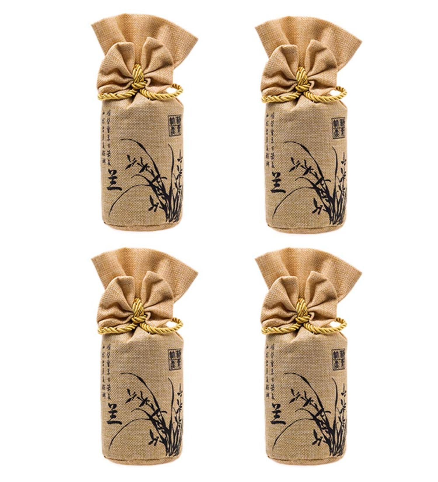 Buy Bamboo Coal Air Purification Bags - Activated Carbon Odor Absorbers & Moisture Fresheners (4 Pack 250g Each) - Eco-Friendly Home & Car Solutions - Buy Online on GoSupps.com