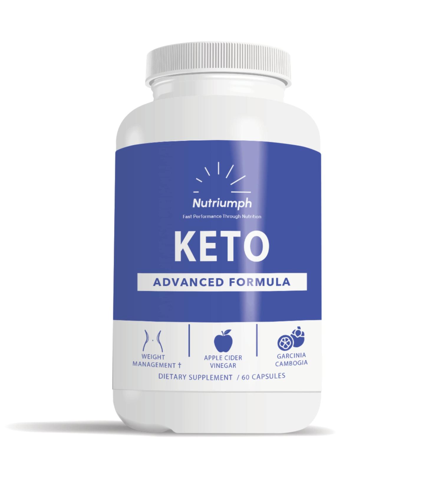 Nutriumph Keto BHB Exogenous Ketones & Diet Pills - Advanced Ketone Supplement for Women & Men - 30 Day Supply - Buy Online on GoSupps.com