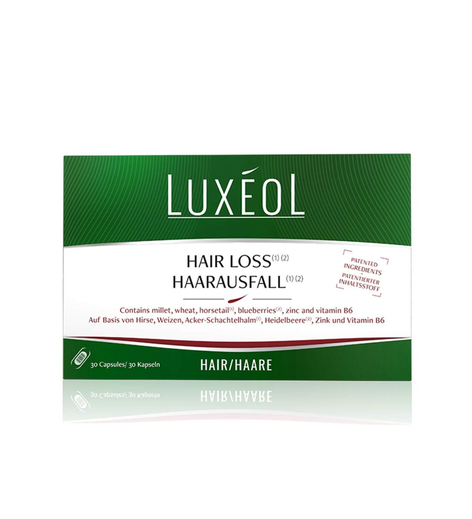 Lux ol Hair Loss (1)(2) - Patented ingredient - Food supplement - 30 capsules 40g - Buy Online on GoSupps.com