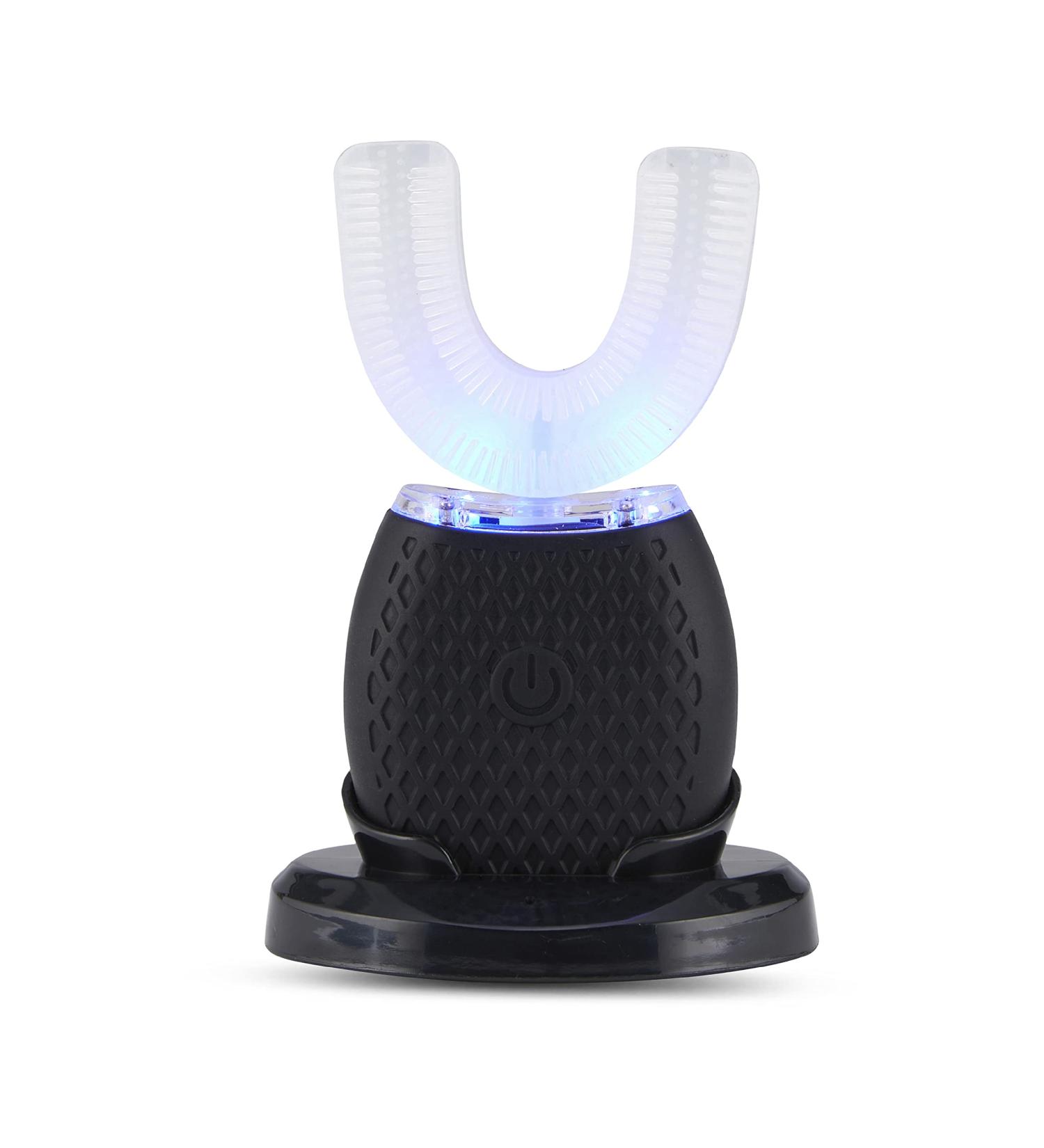 Vivitar Ultrasonic U-Shaped Electric Toothbrush for Adults - Rechargeable & Washable - 360 Cleaning, 4 Modes - Ideal for Travel and Home Use - Buy Online on GoSupps.com