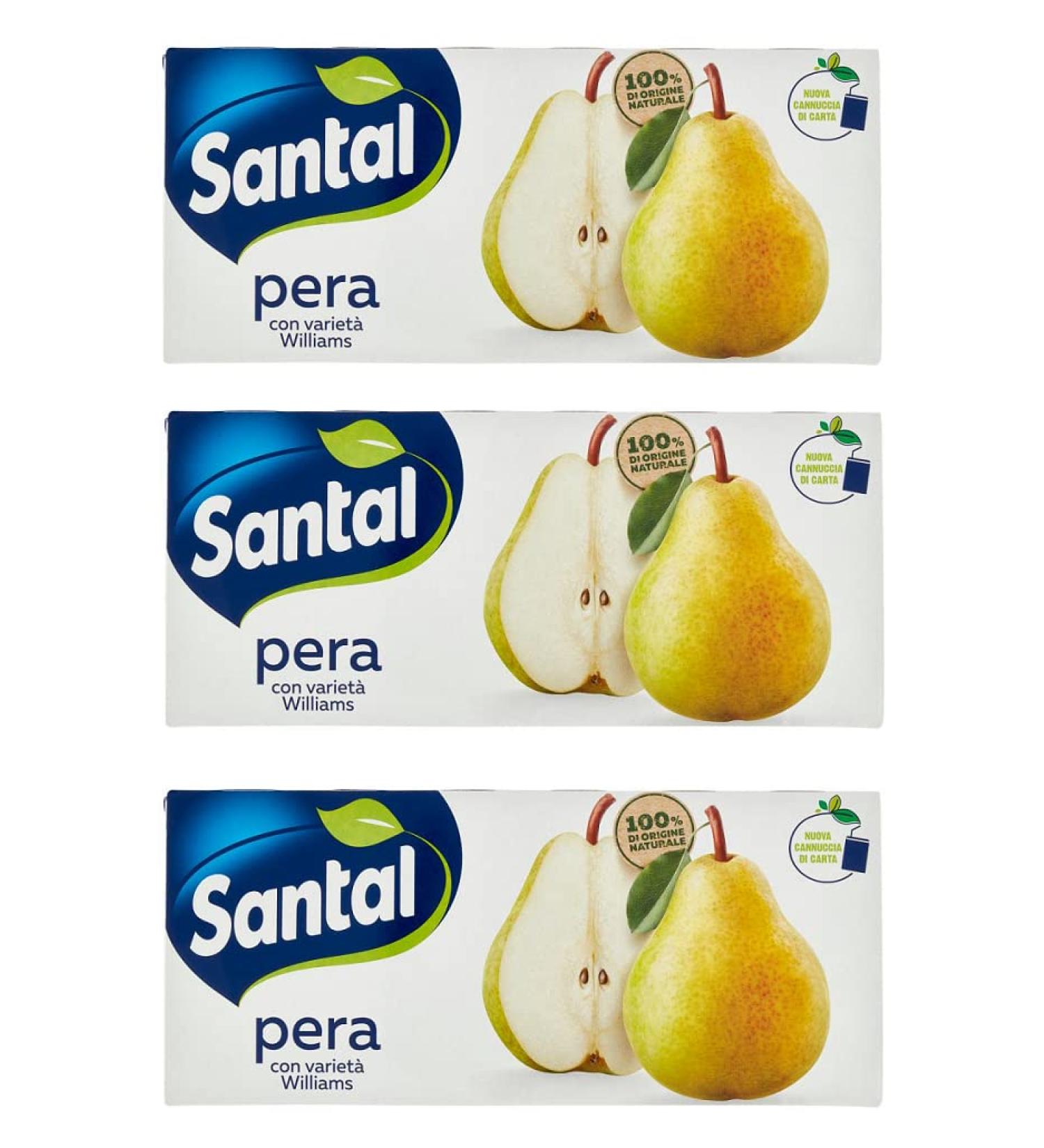  Italian Gourmet E.R. Parmalat Santal Pear Lot of 3 pear juice 3 x 200 ml - Buy Online on GoSupps.com