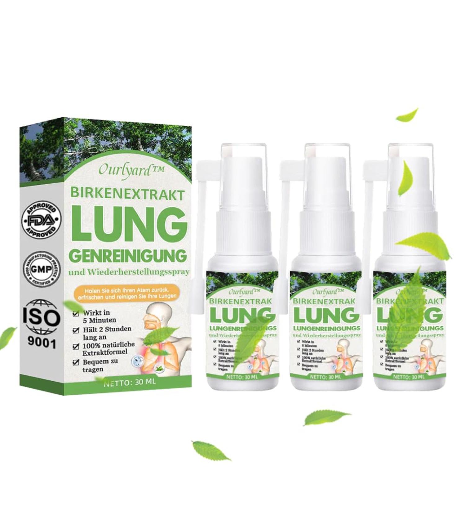 Buy Ourlyard Herbal Cleaning & Repair Spray - Herbal Lung Cleansing Spray (3PCs) | International Shipping Available - Buy Online on GoSupps.com