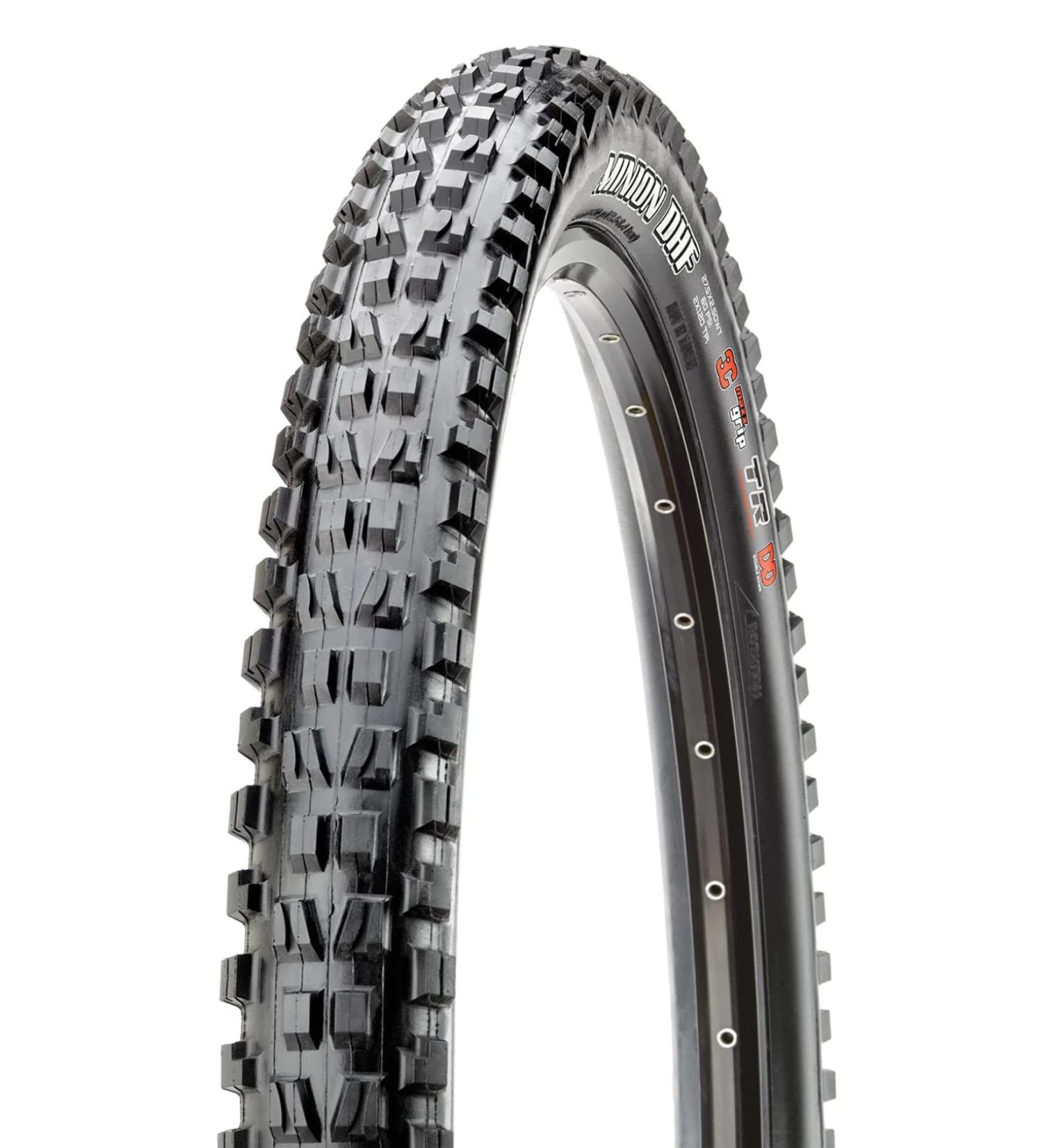 Maxxis - Minion DHF Dual Compound Tubeless Folding MTB Tire | Grippy and Fast for All Mountain Bike Trails | EXO Puncture Protection, 24, 26, 27.5, 29 inch Sizes 26 x 2.3-Inch