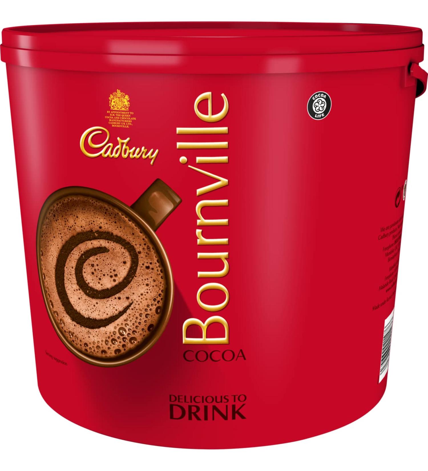 Cadbury Bournville Pail Cocoa 1.5kg - Buy Online on GoSupps.com