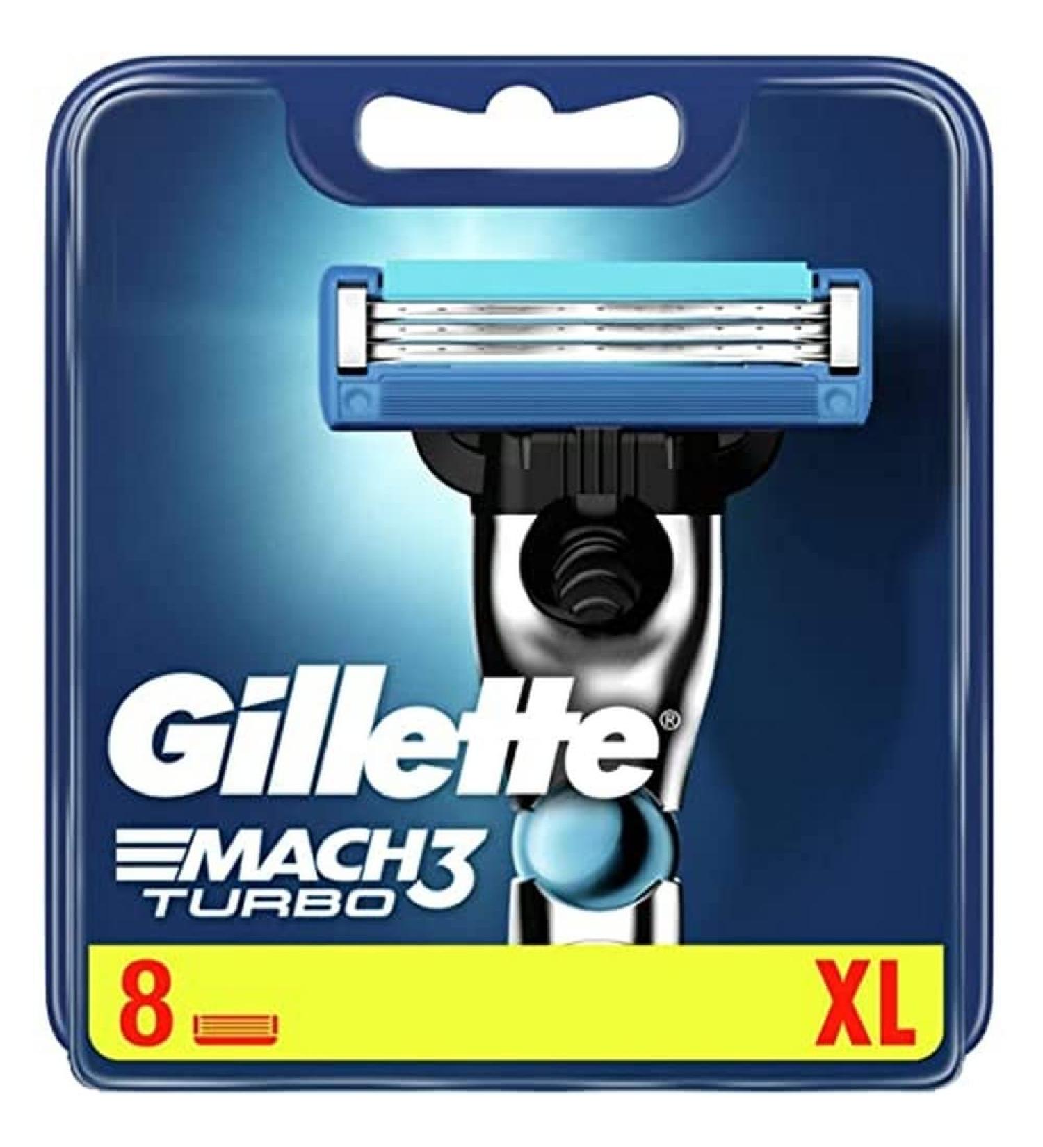 Gillette Match3 - Turbo Razor Blades For Men - 8 Pieces 8 pieces (1 pack)