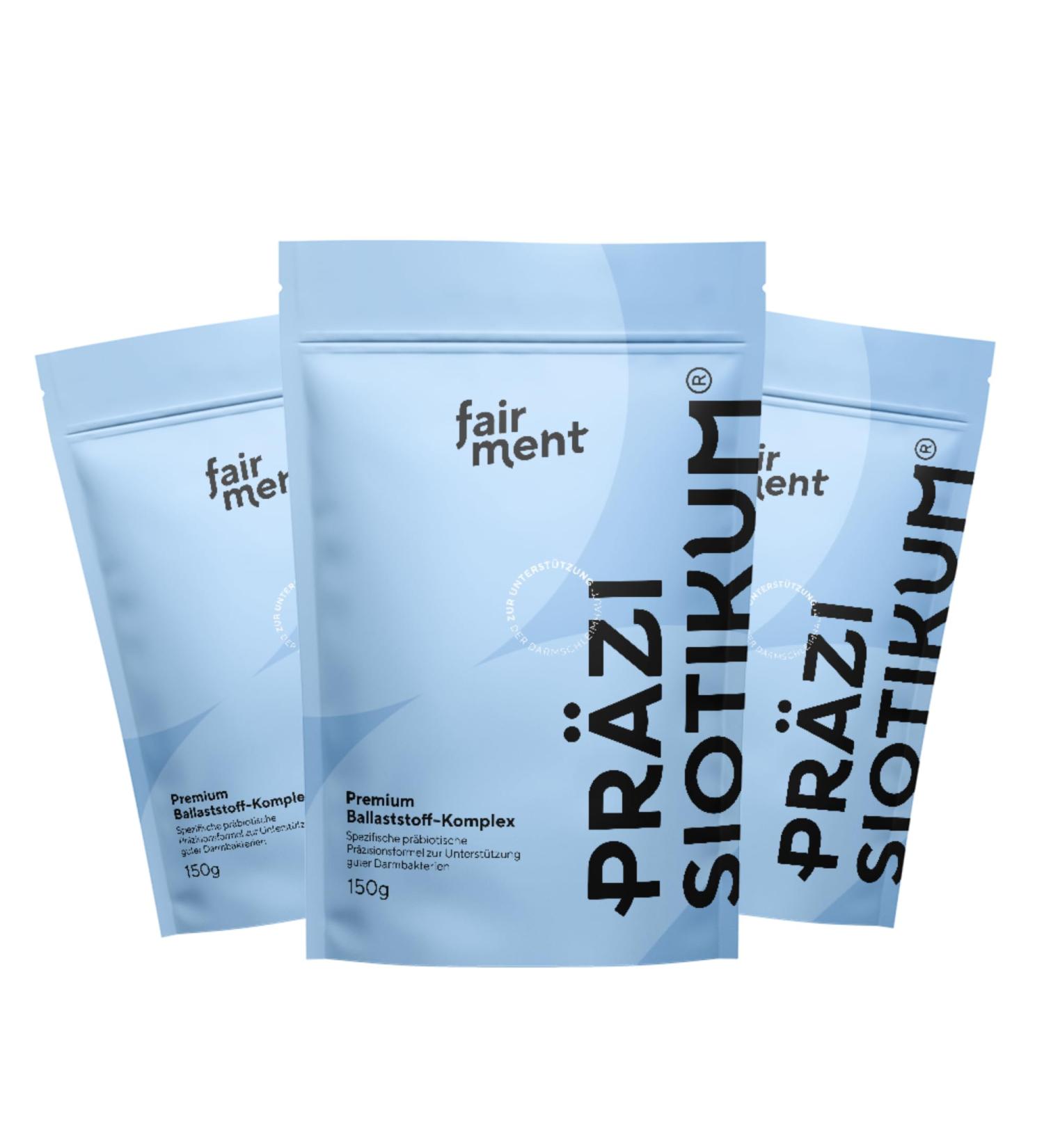 Buy FAIRMENT precisiotikum - Premium Fiber Complex | Additive-Free Lactose & Gluten-Free | 3x150g Pack | 90 Days Supply | International Shipping Available - Buy Online on GoSupps.com