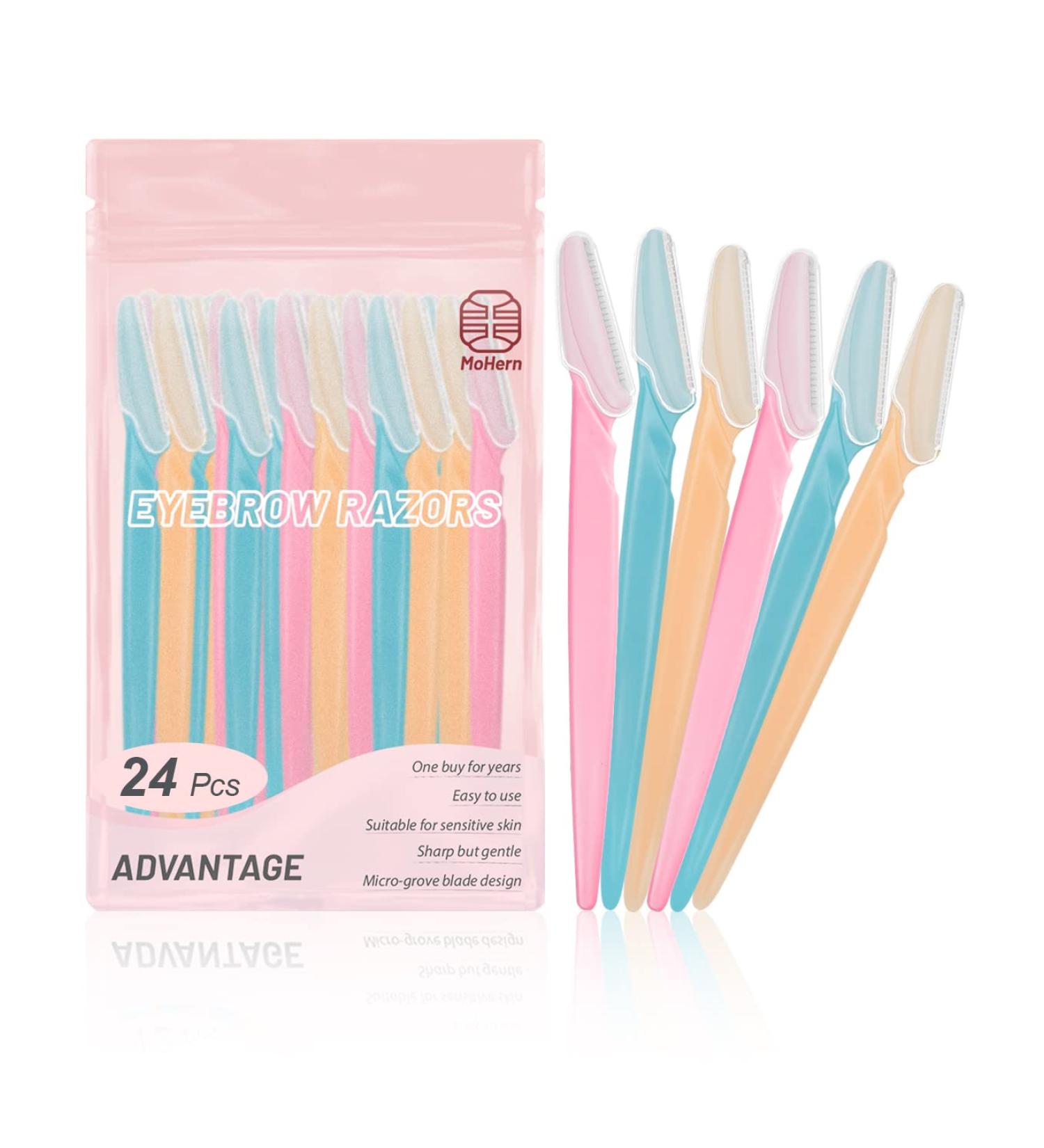 24PCS Women's Dermaplaning Tool for Face | Professional Facial Hair Razor Remover - Buy Online on GoSupps.com