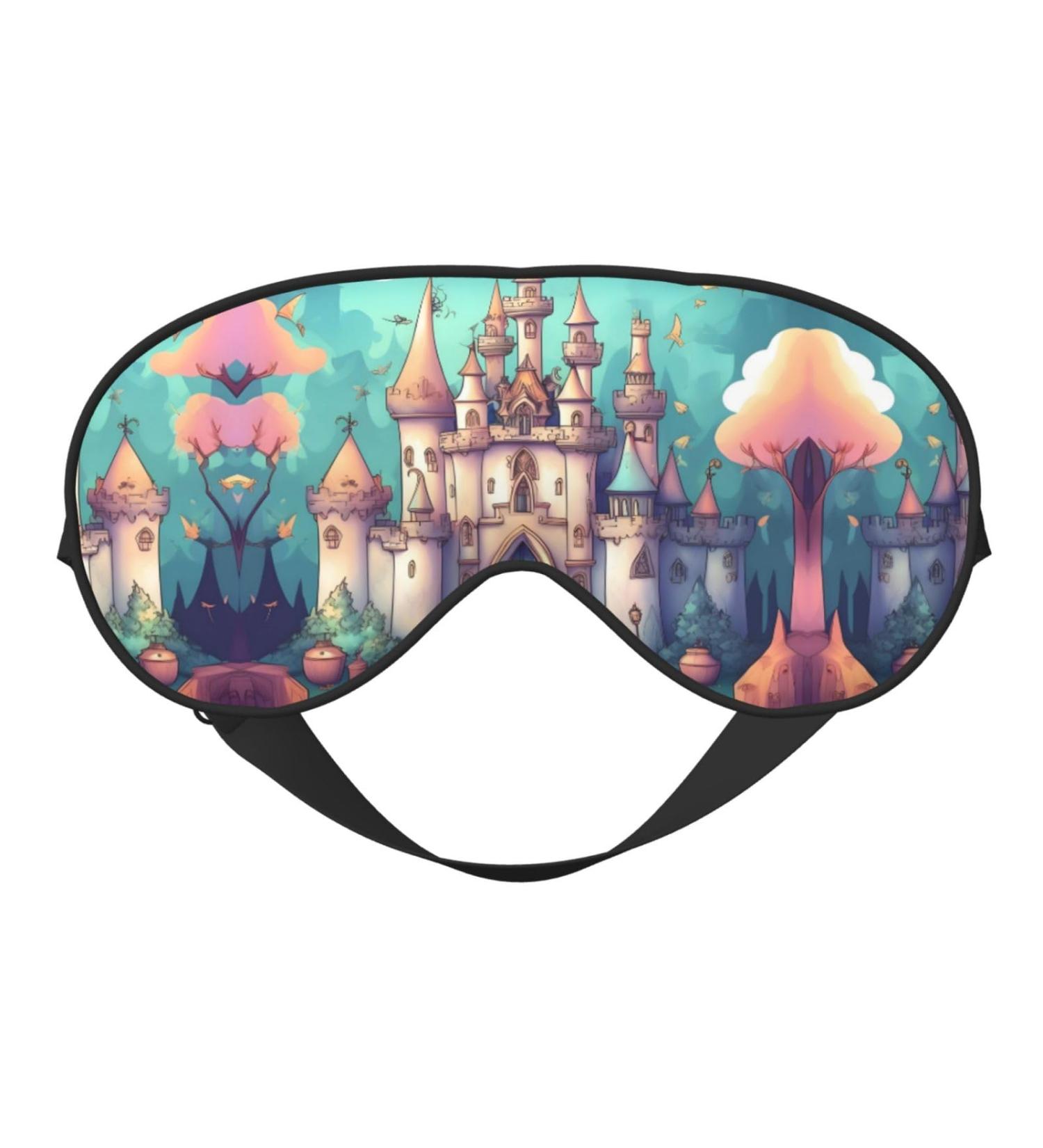 Buy Classical Castle Eye Mask - Soft Adjustable & Comfortable Sleep Mask for Men & Women | International Shipping - Buy Online on GoSupps.com