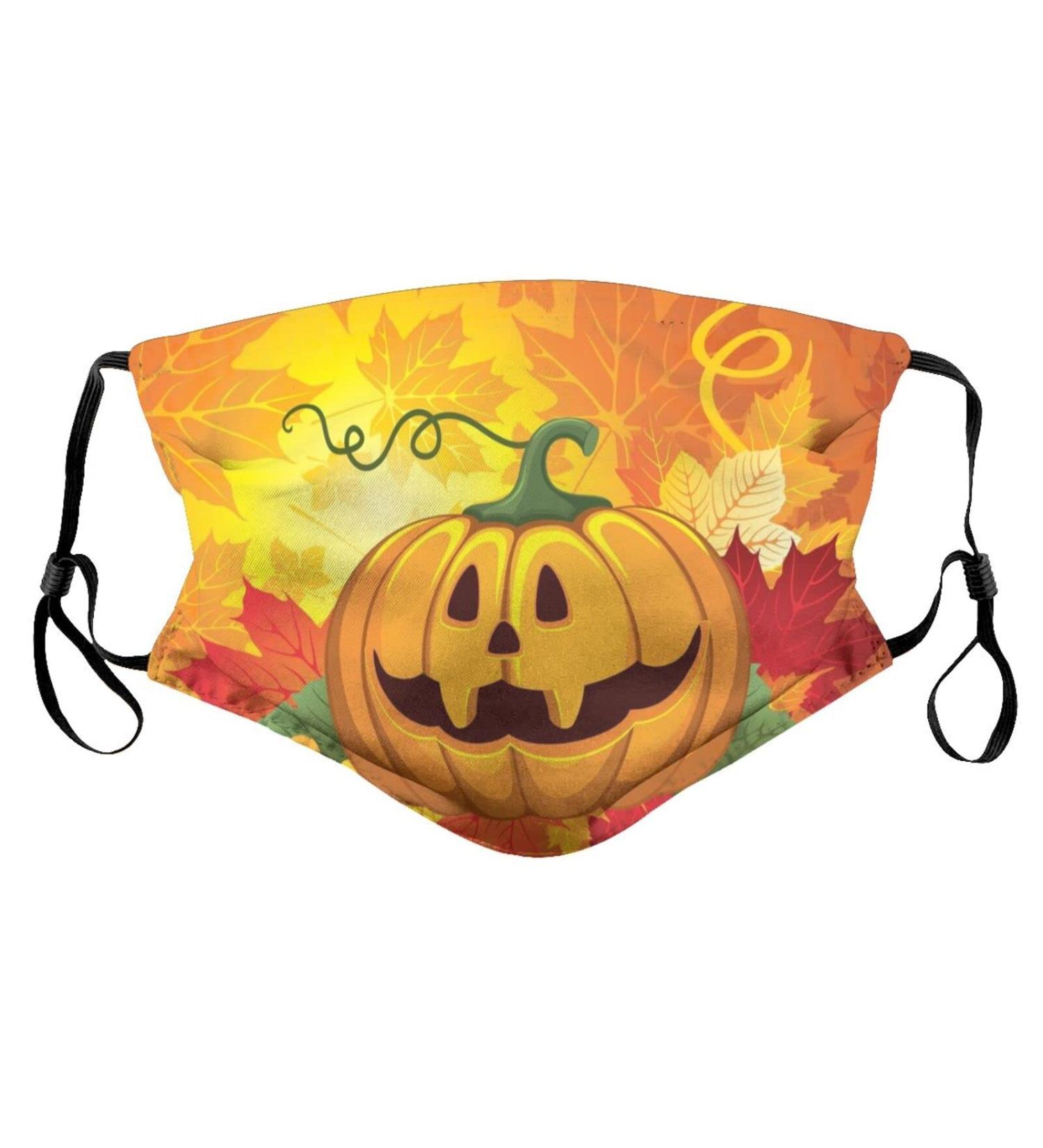 PPFINE Smiling Pumpkin Adult Kid Face Mask AdjustableReusable Washable With 2 Filters UnisexOutdoor 1 count (Pack of 1) Cool Pumpkin - Buy Online on GoSupps.com