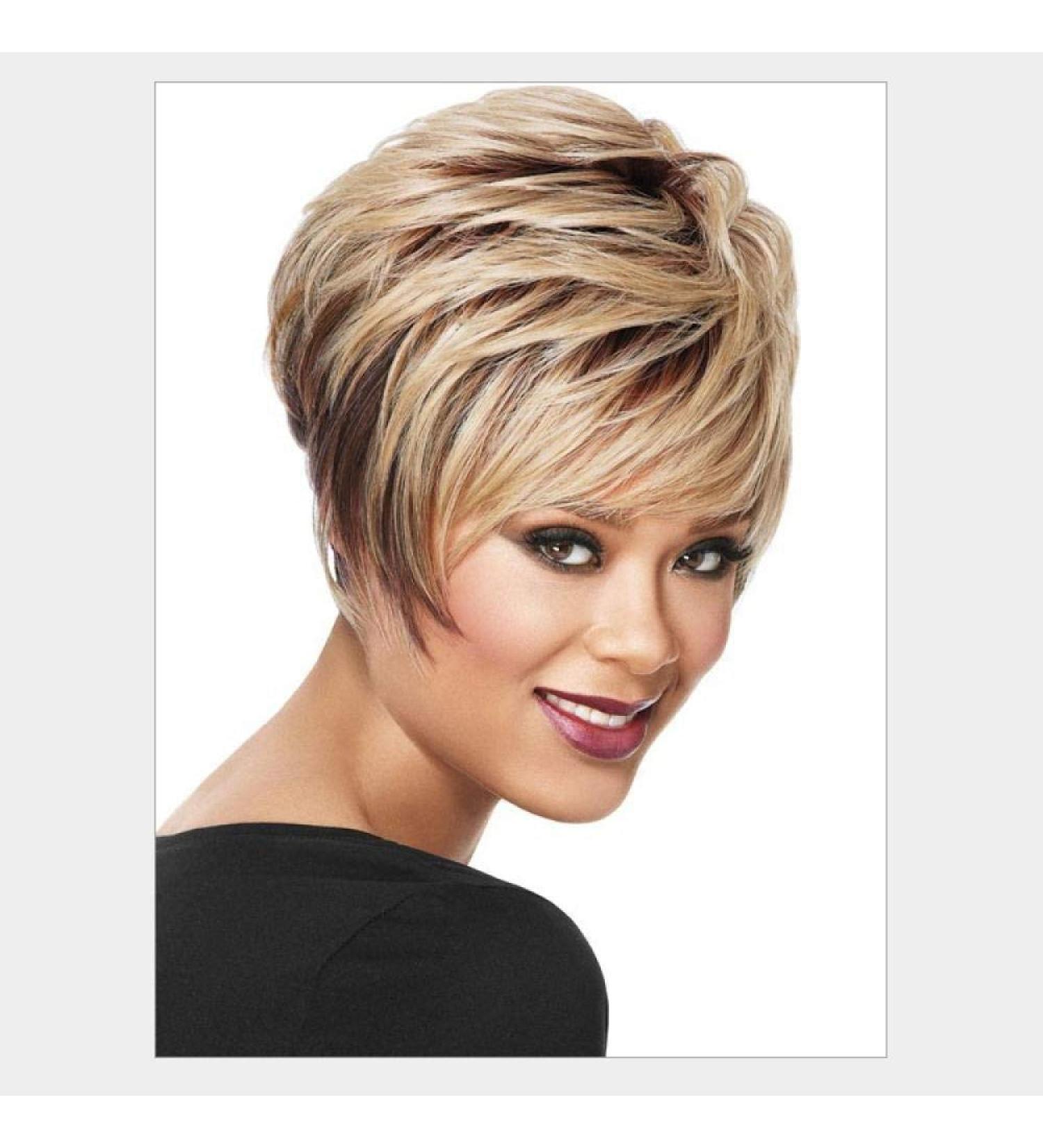 BGHJUE N Wigi S A Synthetic Water Wave Wig for Women - Short Blond Hair | Stylish & Comfortable - Buy Online on GoSupps.com