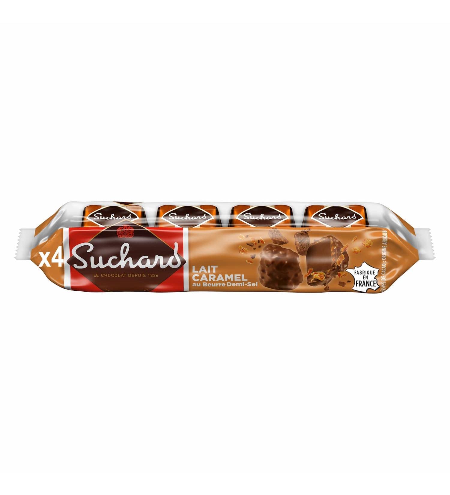 Suchard Lait Caramel Beurre Sal 4x35g