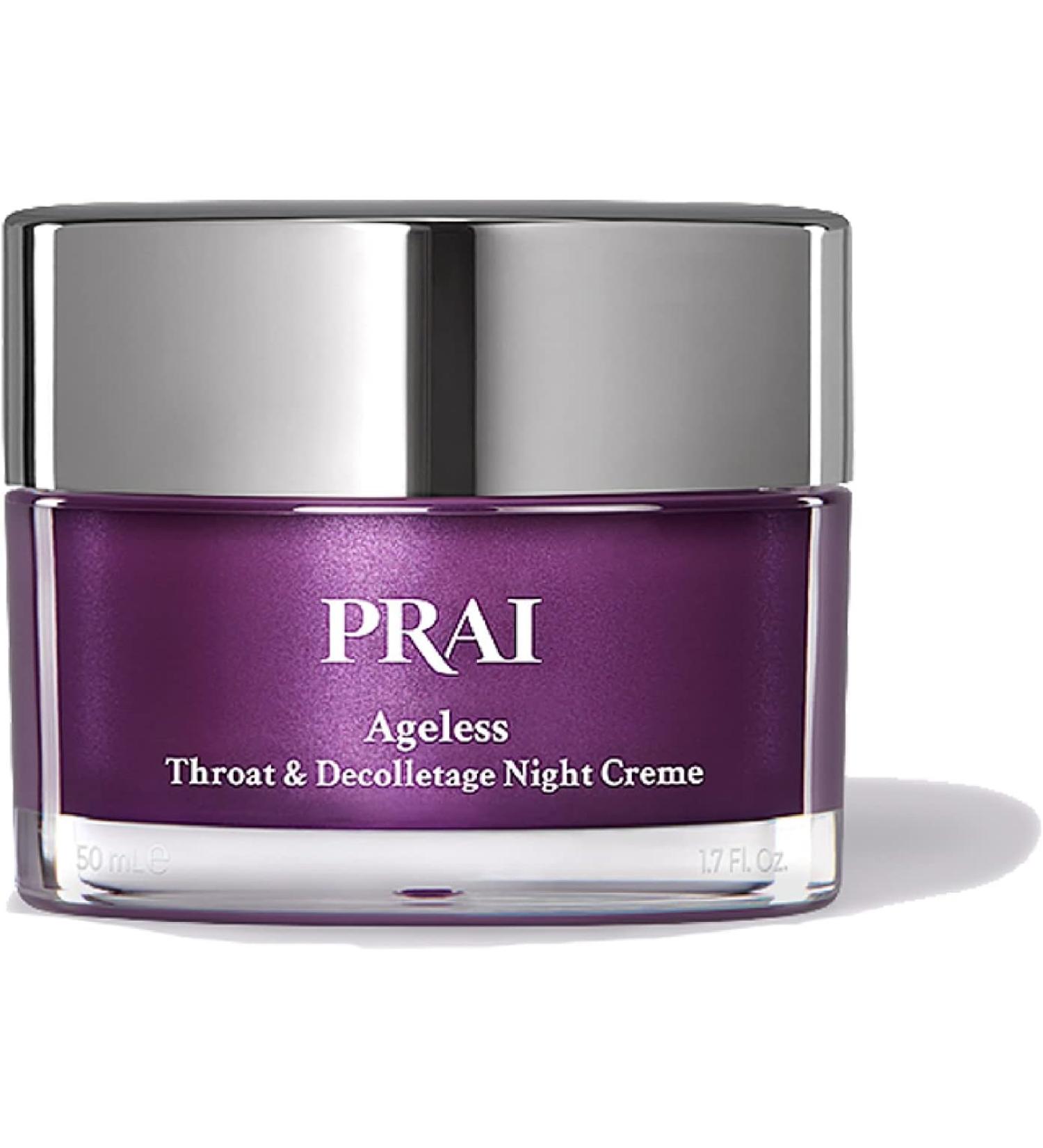 PRAI Beauty Ageless Throat & Decolletage Night Cream (50ml) with Hyaluronic Acid Helps Plump and Smoothes Wrinkles Night Cream2 50 ml (Pack of 1) - Buy Online on GoSupps.com