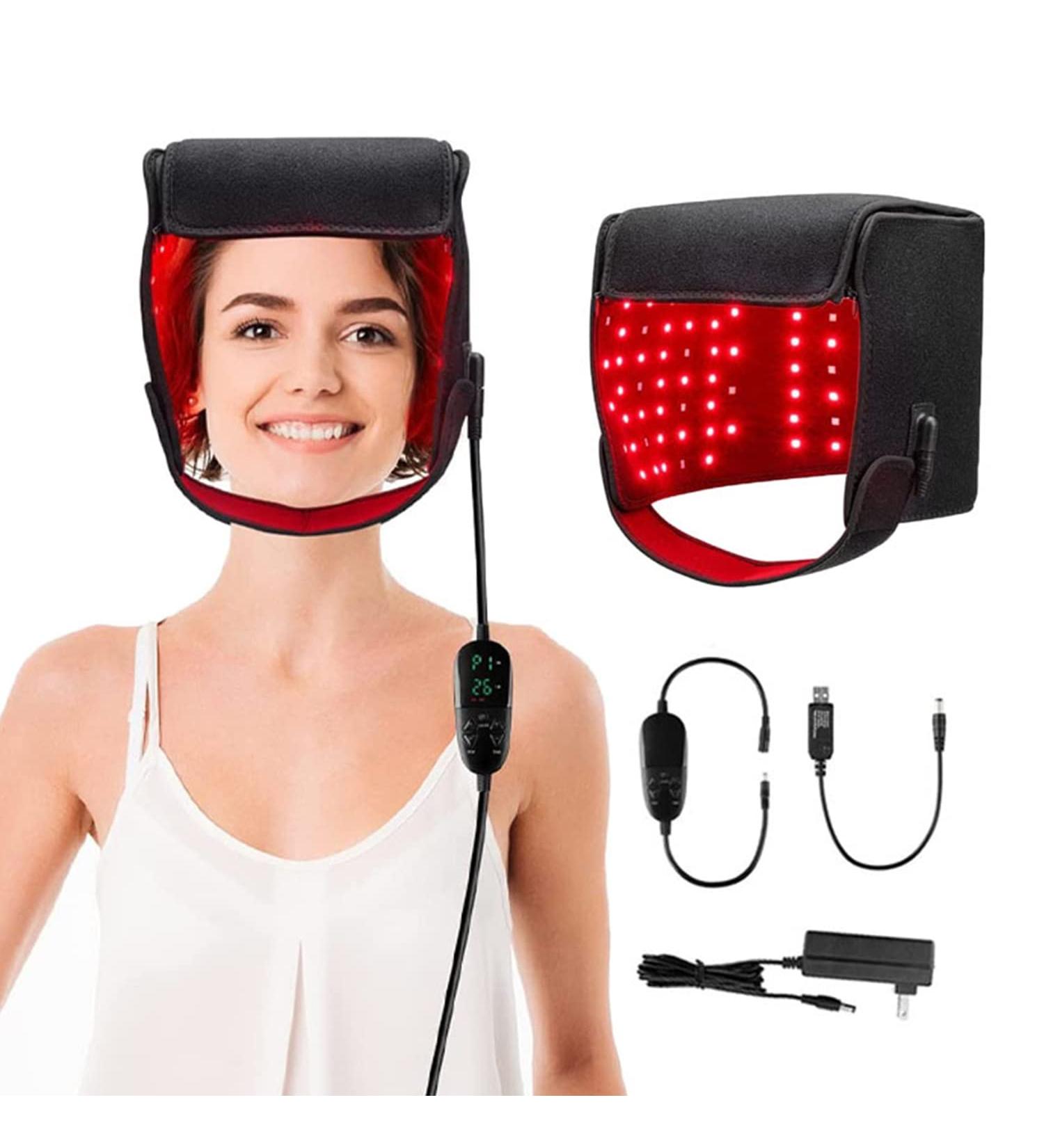 TMXKOOK Chapeau de th rapie Rouge LED Red Am lioration de la Croissance des Cheveux - 215pcs LED pour Le Traitement de la Perte de Cheveux favorisez Une Repousse Rapide - Buy Online on GoSupps.com