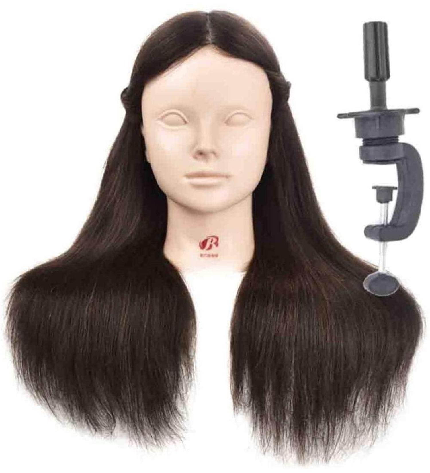 ZHJING Fashion Makeup Dummy Head - Professional Training Hair Practice Model for Salons - International Shipping Available - Buy Online on GoSupps.com