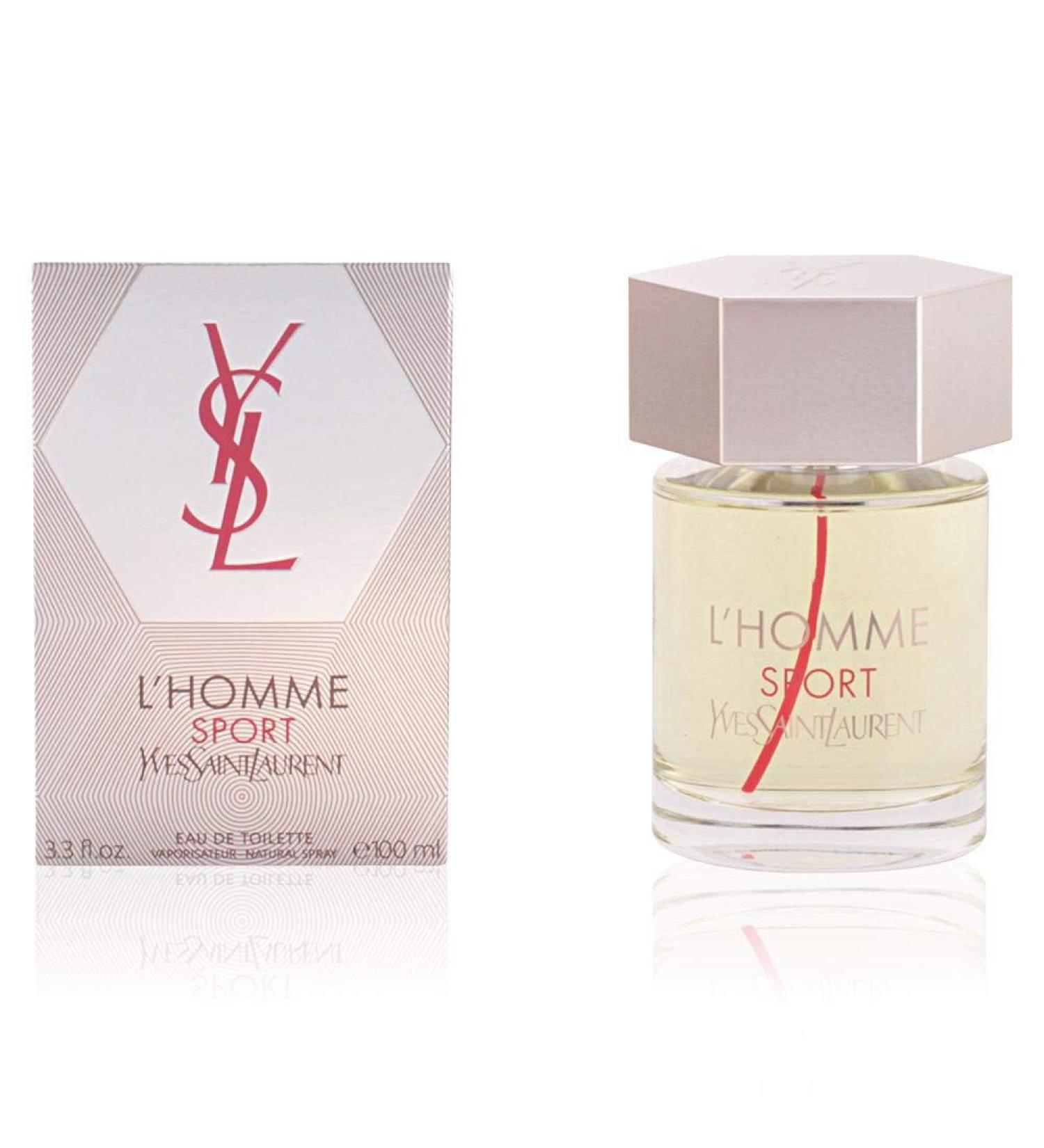 Yves Saint Laurent L'homme Sport Eau de Toilette Spray for Men 3.3 Ounce