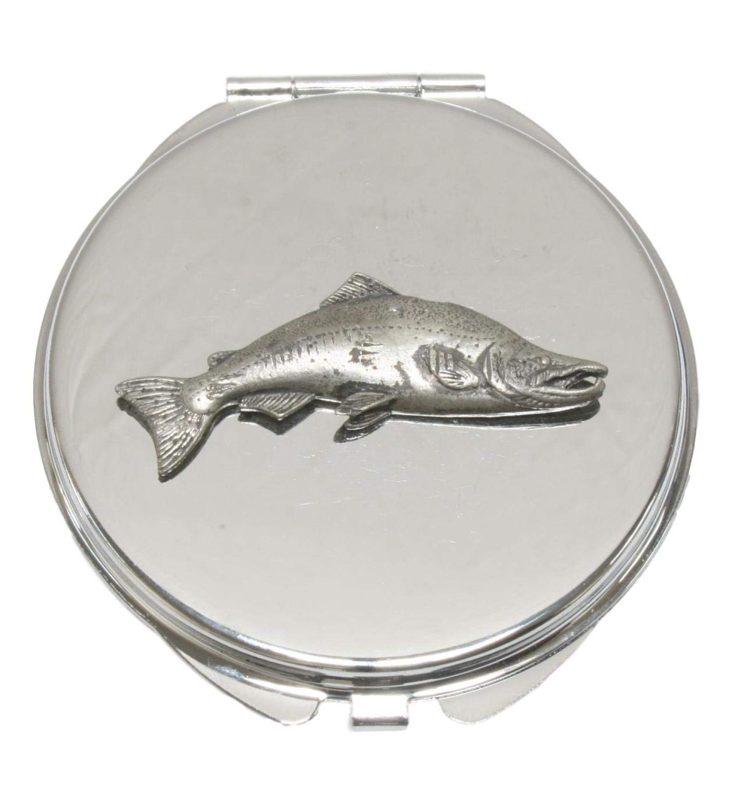 Salmon Compact Mirror Handbag Gift With Free Engraving 310 - Buy Online on GoSupps.com