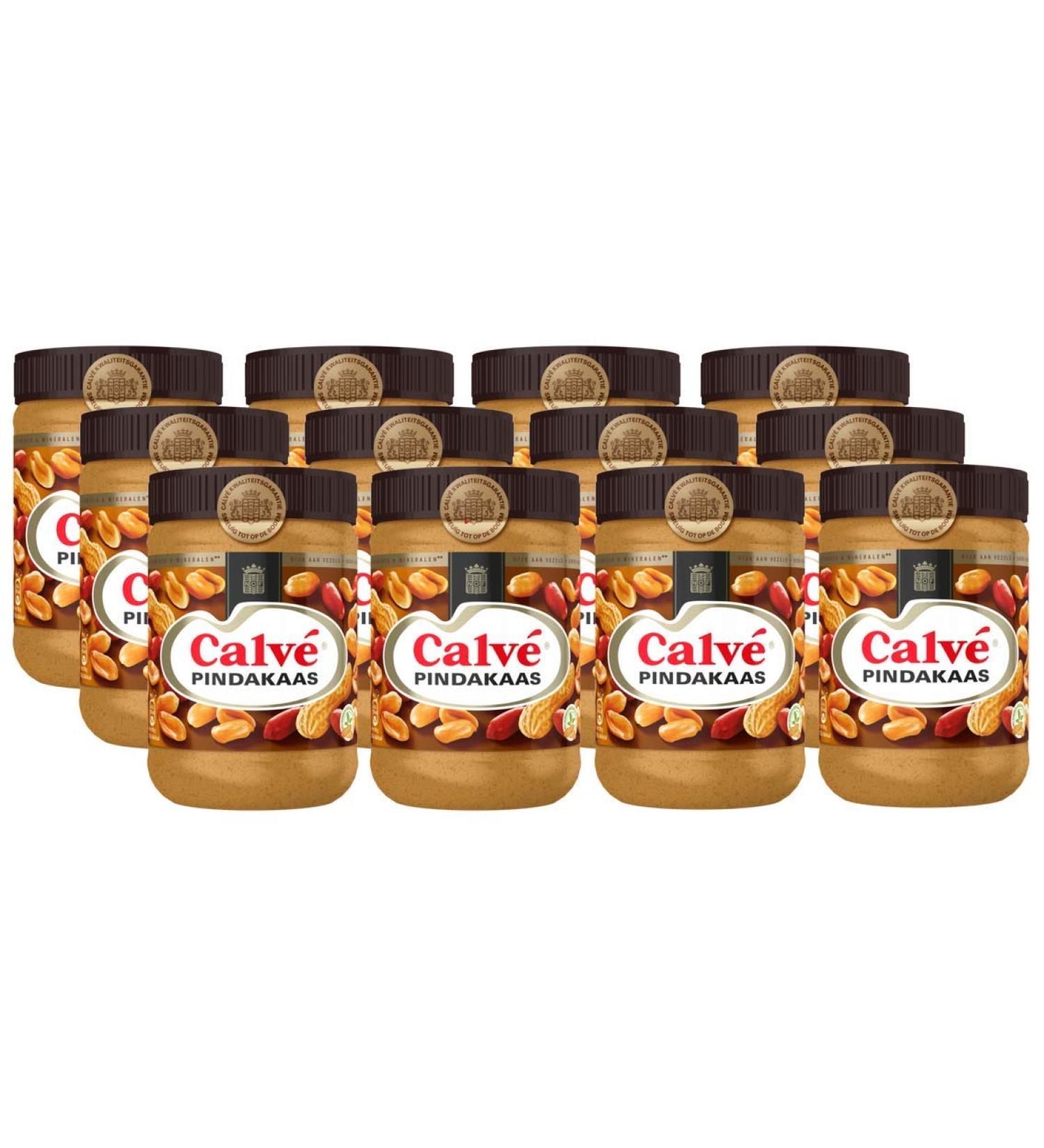 Buy 12 x Calv Pindakaas 650g - Premium Peanut Butter for International Shipping | Best Price & Quality - Buy Online on GoSupps.com