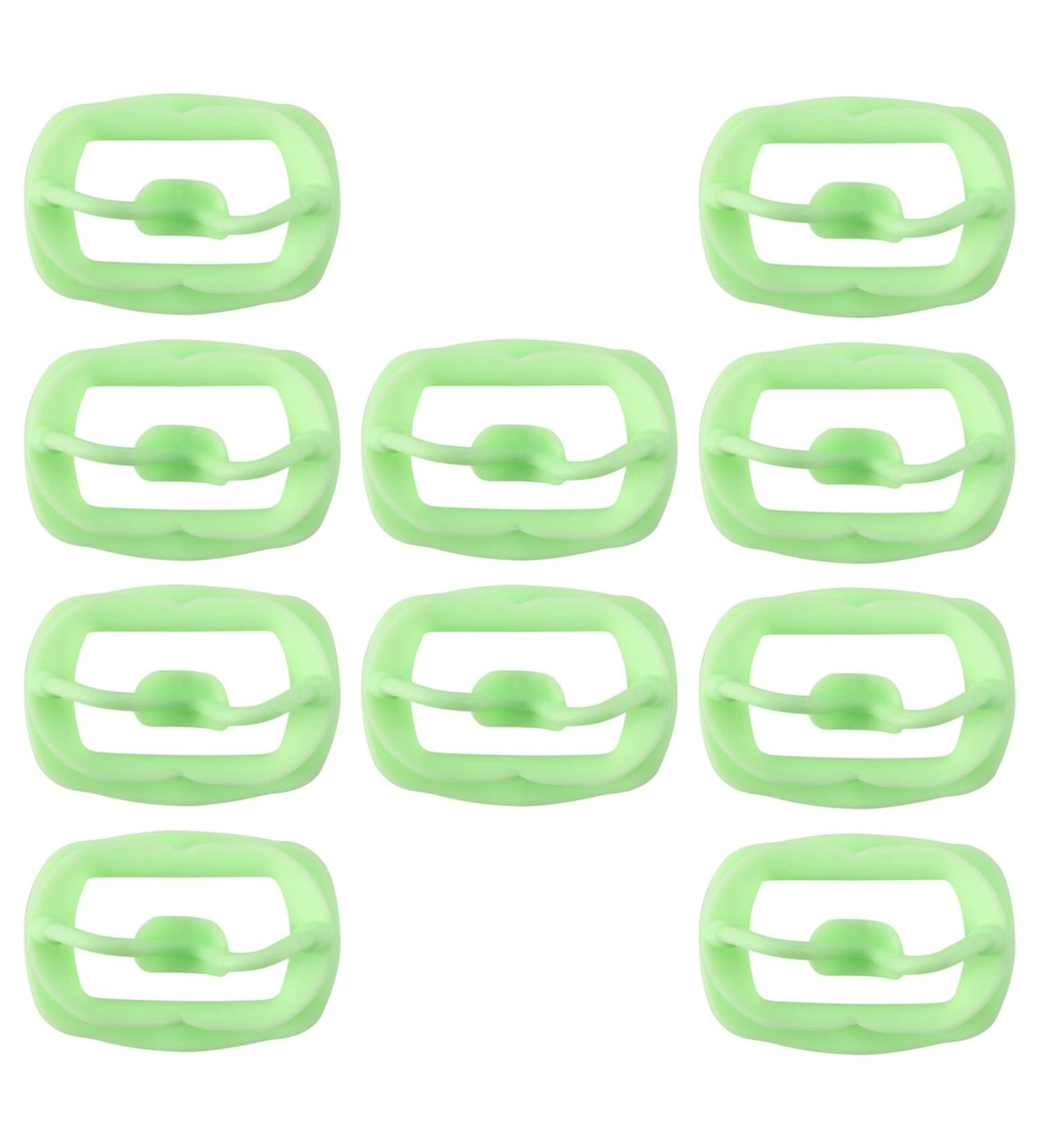 IGUATU Green 10 Pieces Dental Retractor Set - Soft Silicone Intraoral Jaws Mouth Opener for Dental Orthopedic Use | International Shipping Available - Buy Online on GoSupps.com