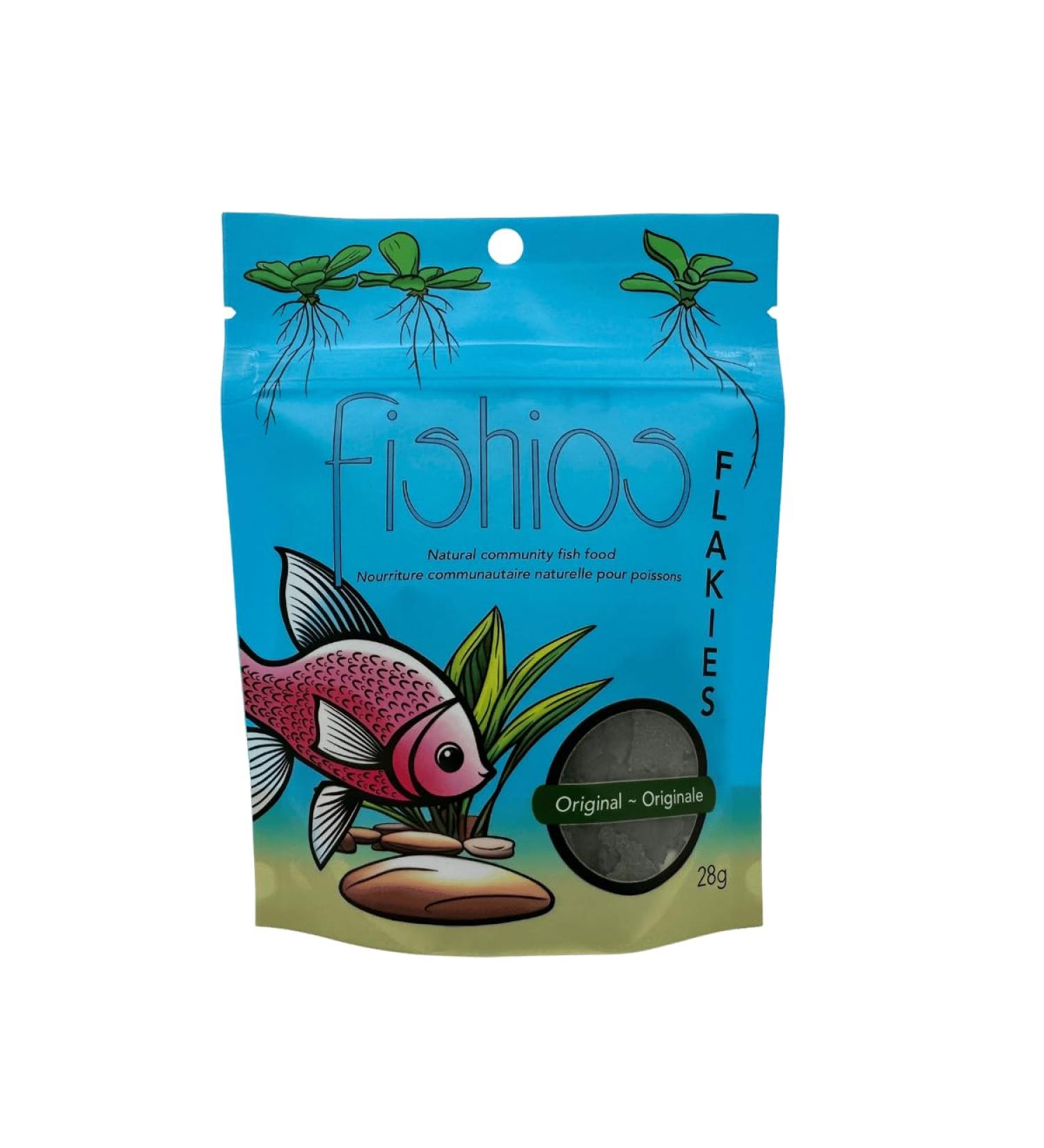 FISHIOS Flakies - Natural Community Fish Food with no preservatives. (28 Grams) 28 g (Pack of 1) - Buy Online on GoSupps.com