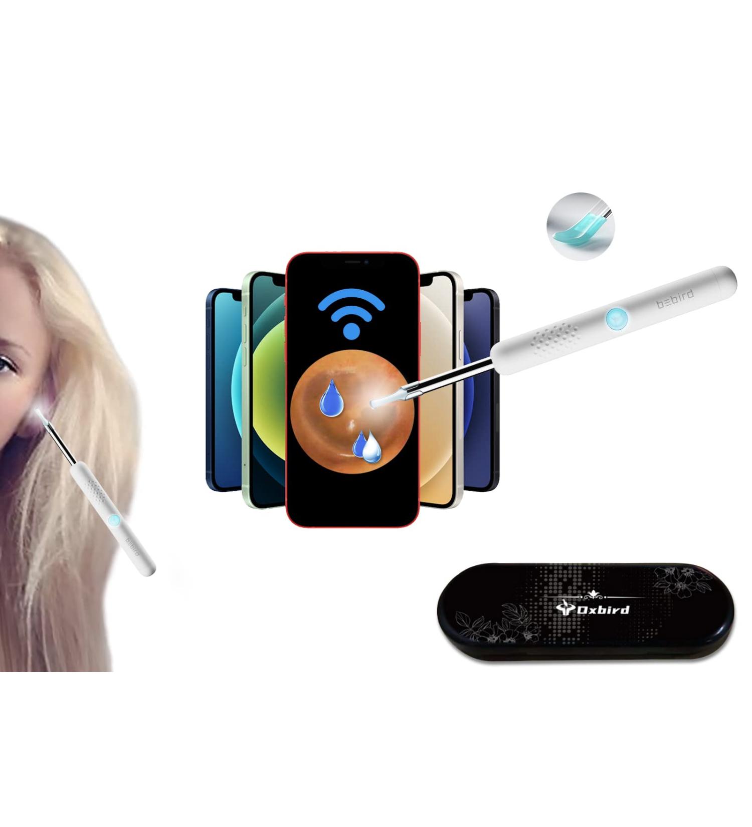 Oxbird(200-300W-PX) HD Ear Scope Otoscope with Light - Ear Wax Camera and Remover Cleaning Kit - Buy Online on GoSupps.com