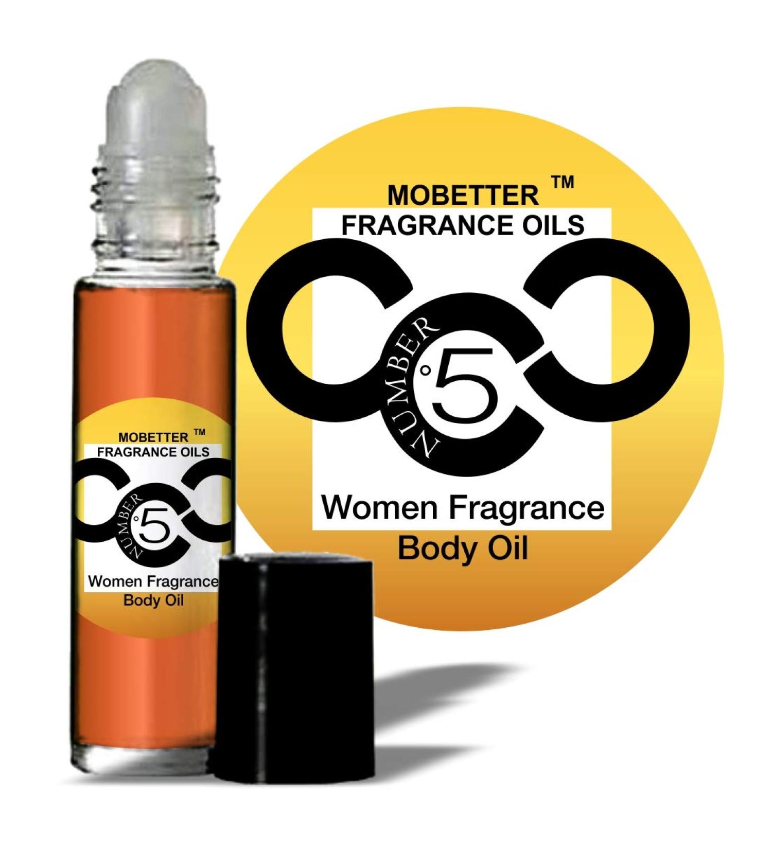 Number 5 C Perfume Fragrance Body Oil for Women by Mobetter Fragrance Oils
