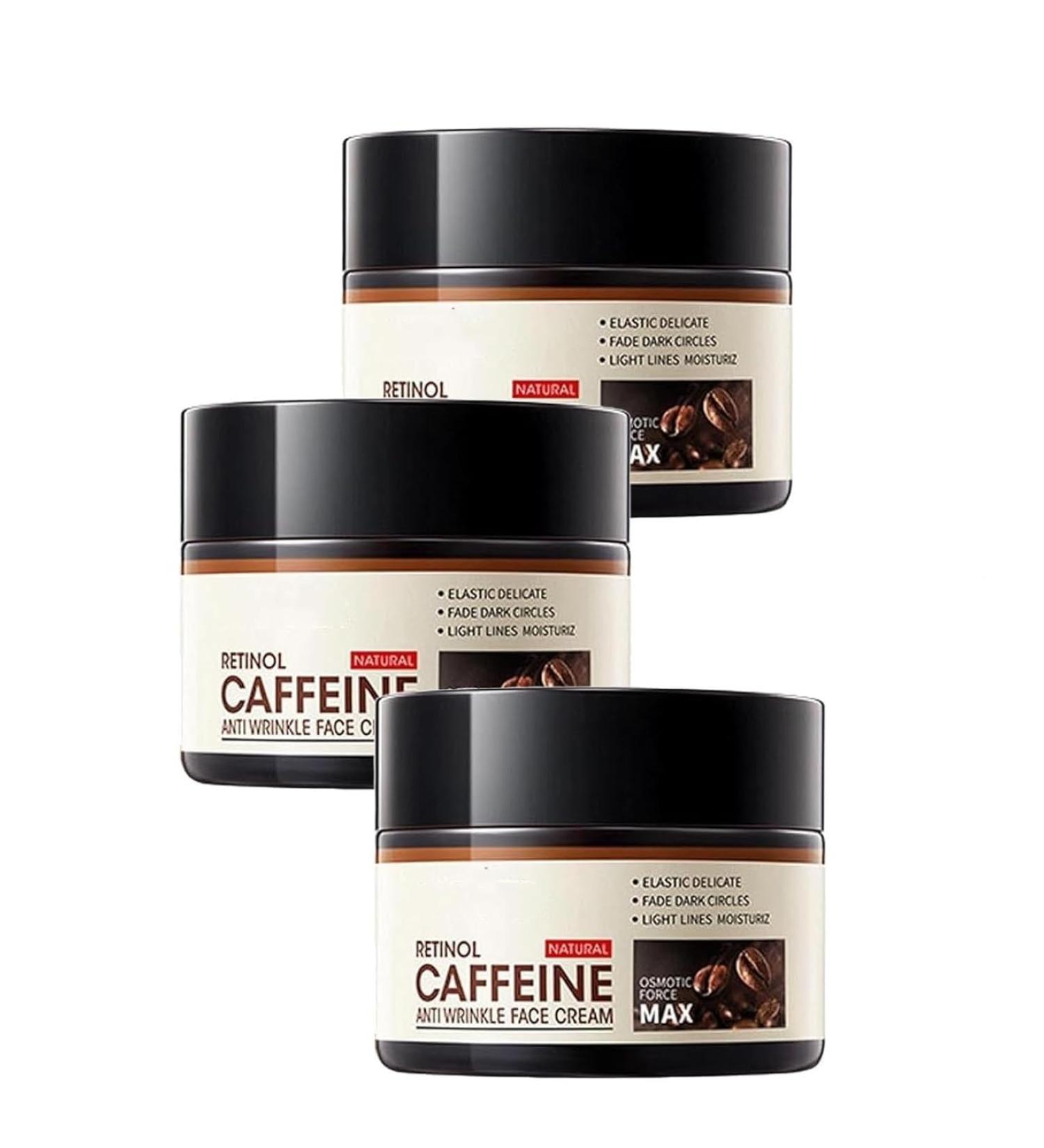 Retinol & Caffeine Anti-Wrinkle Cream Caffeine Eye Cream (Specialized for Dark Circles) Anti-Aging Eye Cream (Specialized for Dark Circles & Puffiness) Skin Care - Buy Online on GoSupps.com