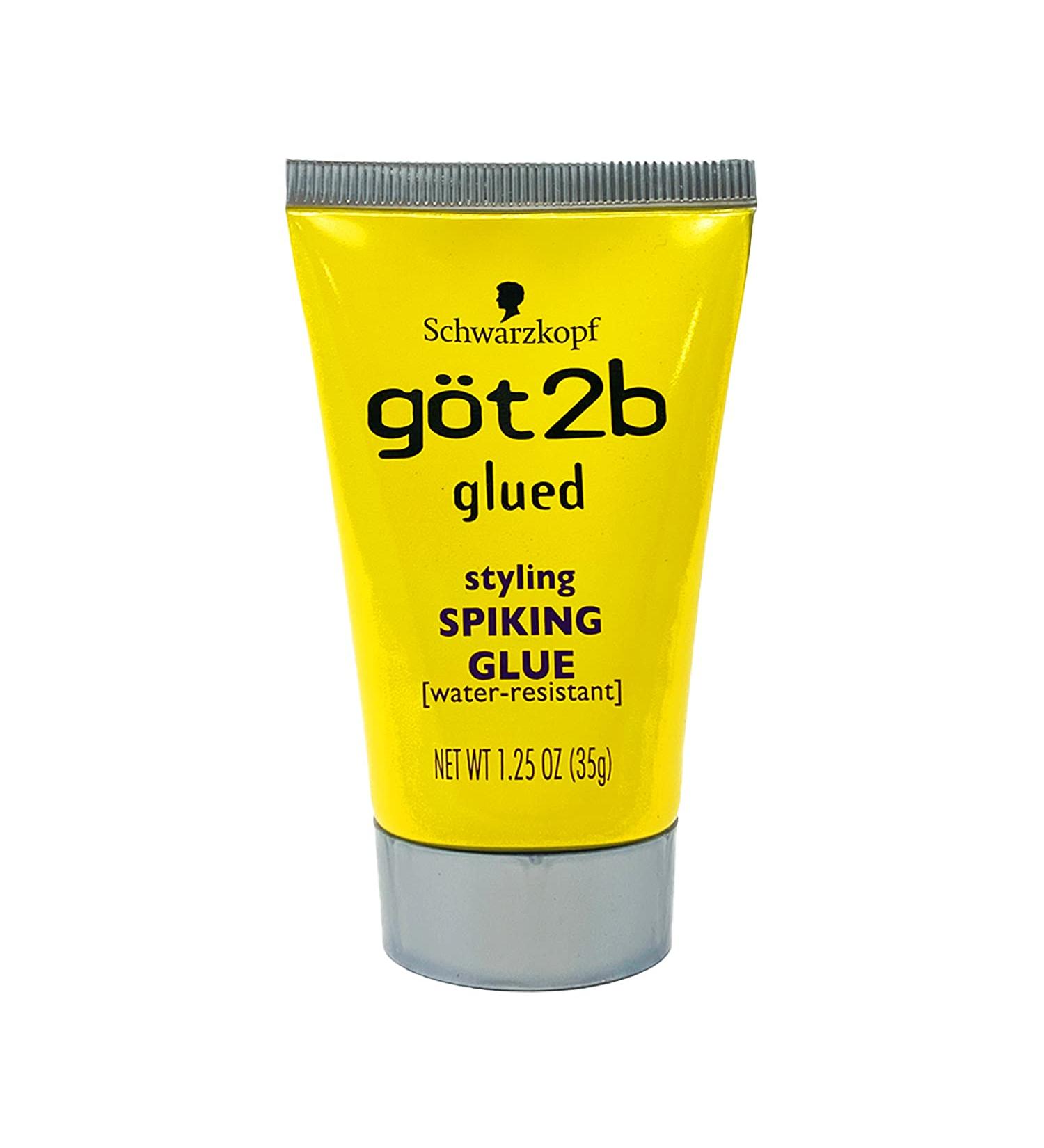 Schwarzkopf got2b Glued Styling Spiking Glue 1.25 oz - Pack of 2 | Strong Hold Hair Gel - Buy Online on GoSupps.com