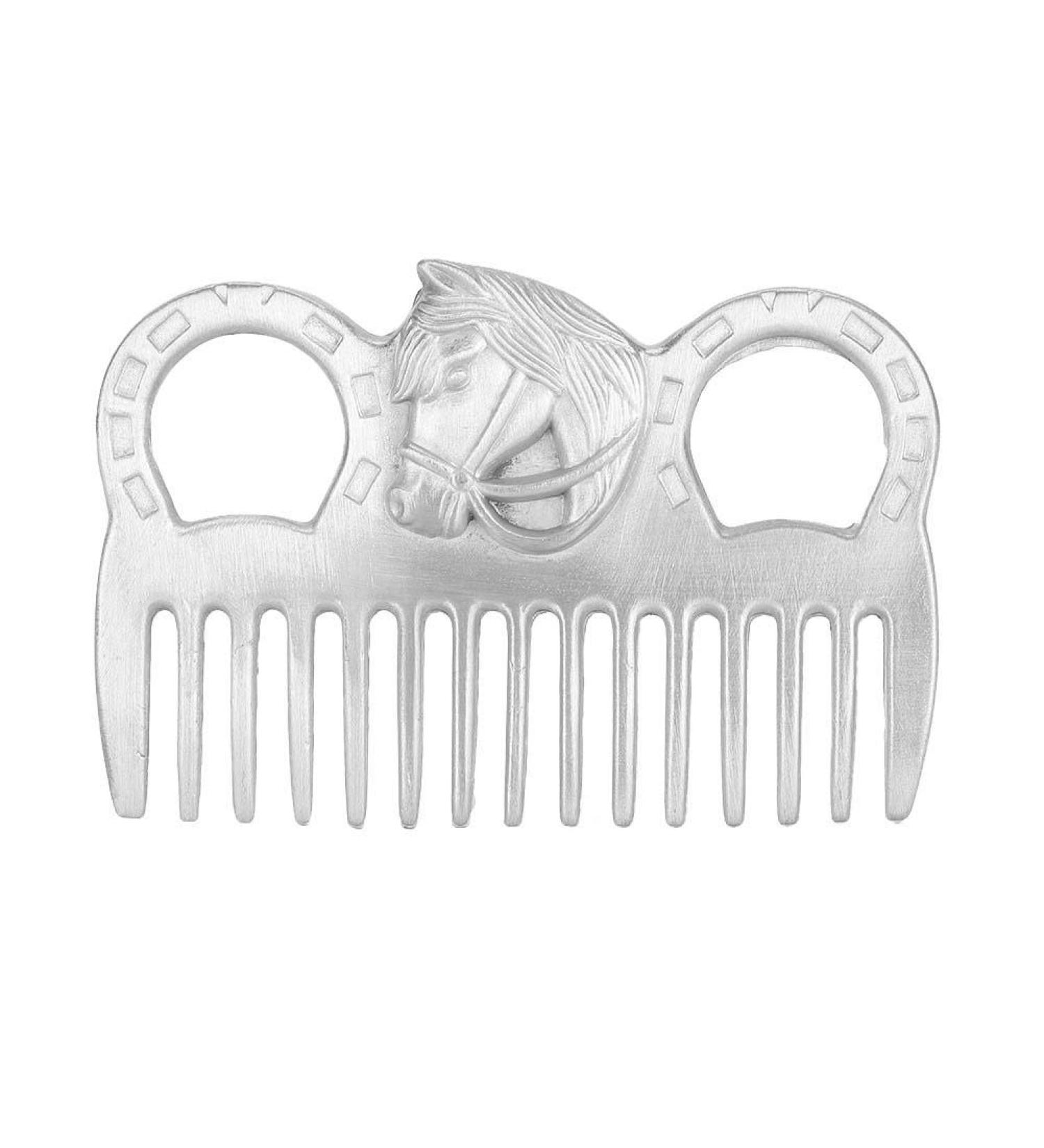 Zerodi Horse Hair Comb | Portable Metal Comb for Cattle & Horses | Polile Tech for All Hair Types - Buy Online on GoSupps.com
