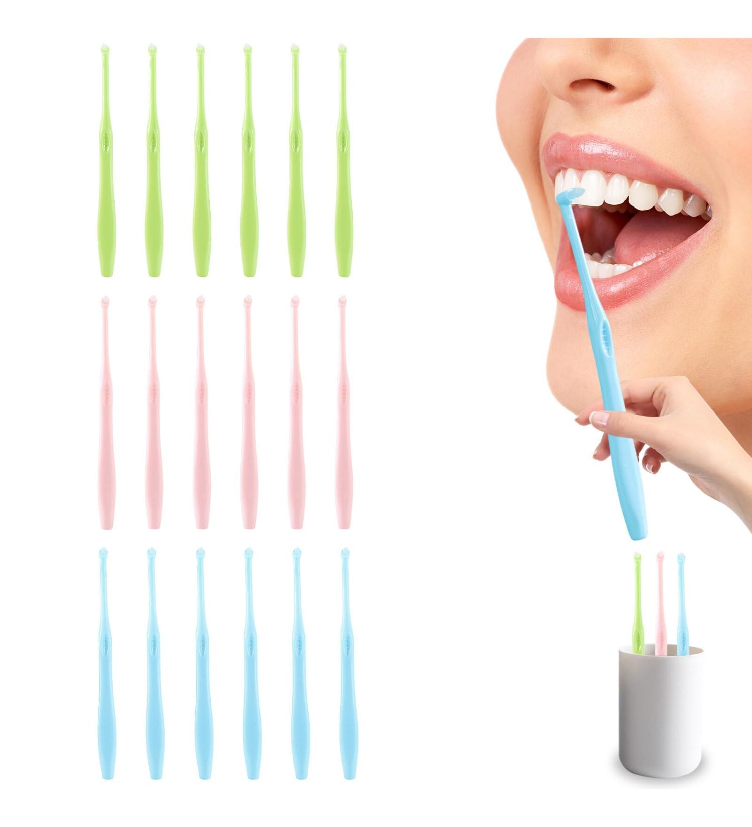 18 Pieces Tuft Toothbrush Inserts - Soft Trim Small Bush Brushes for Orthodontic Care & Detailed Cleaning - Buy Online on GoSupps.com