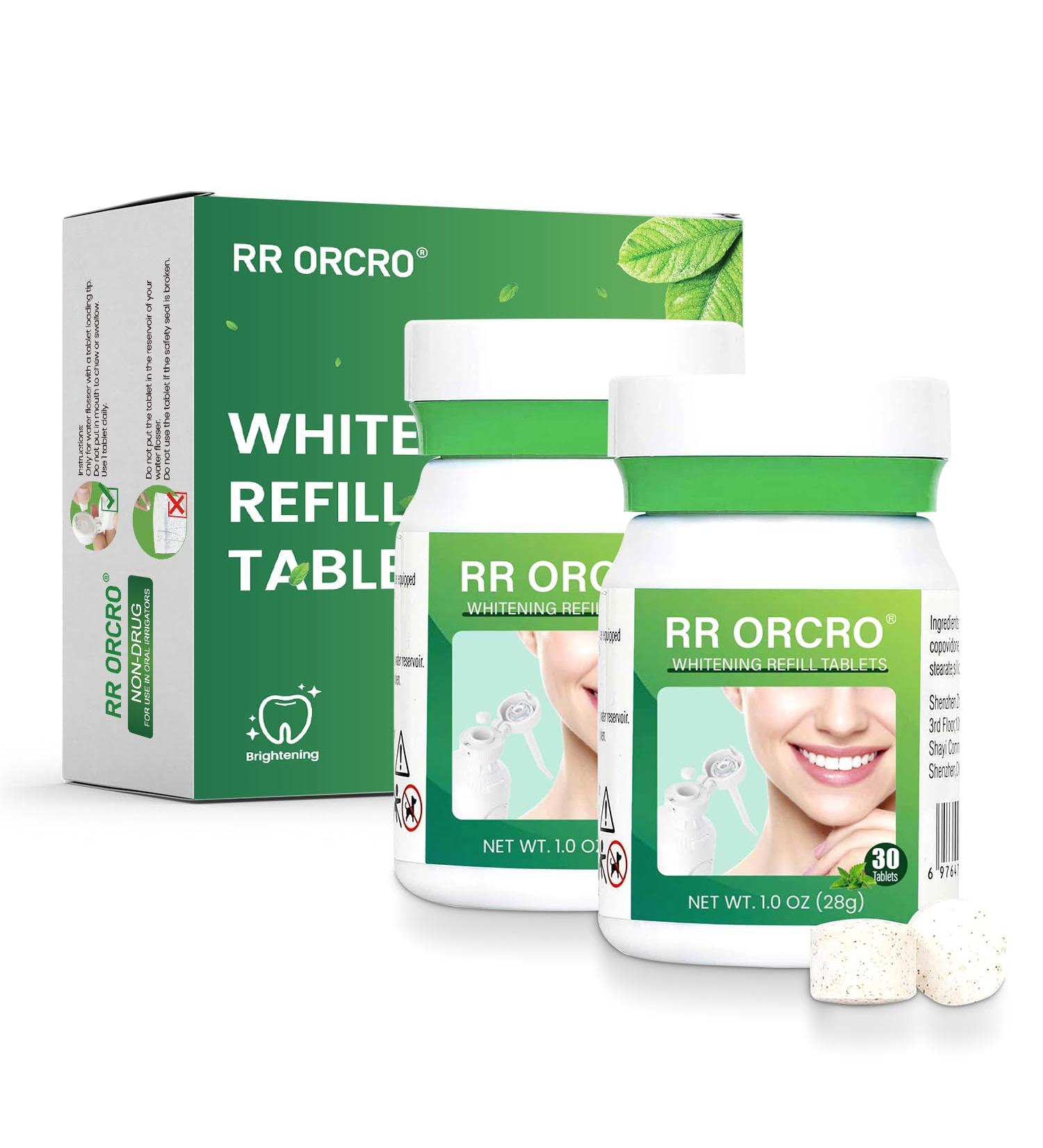 Whitening Refill Tablets 2 Pack (60 Count) for Waterpik Boost Tip & Water Flosser | International Shipping Available - Buy Online on GoSupps.com