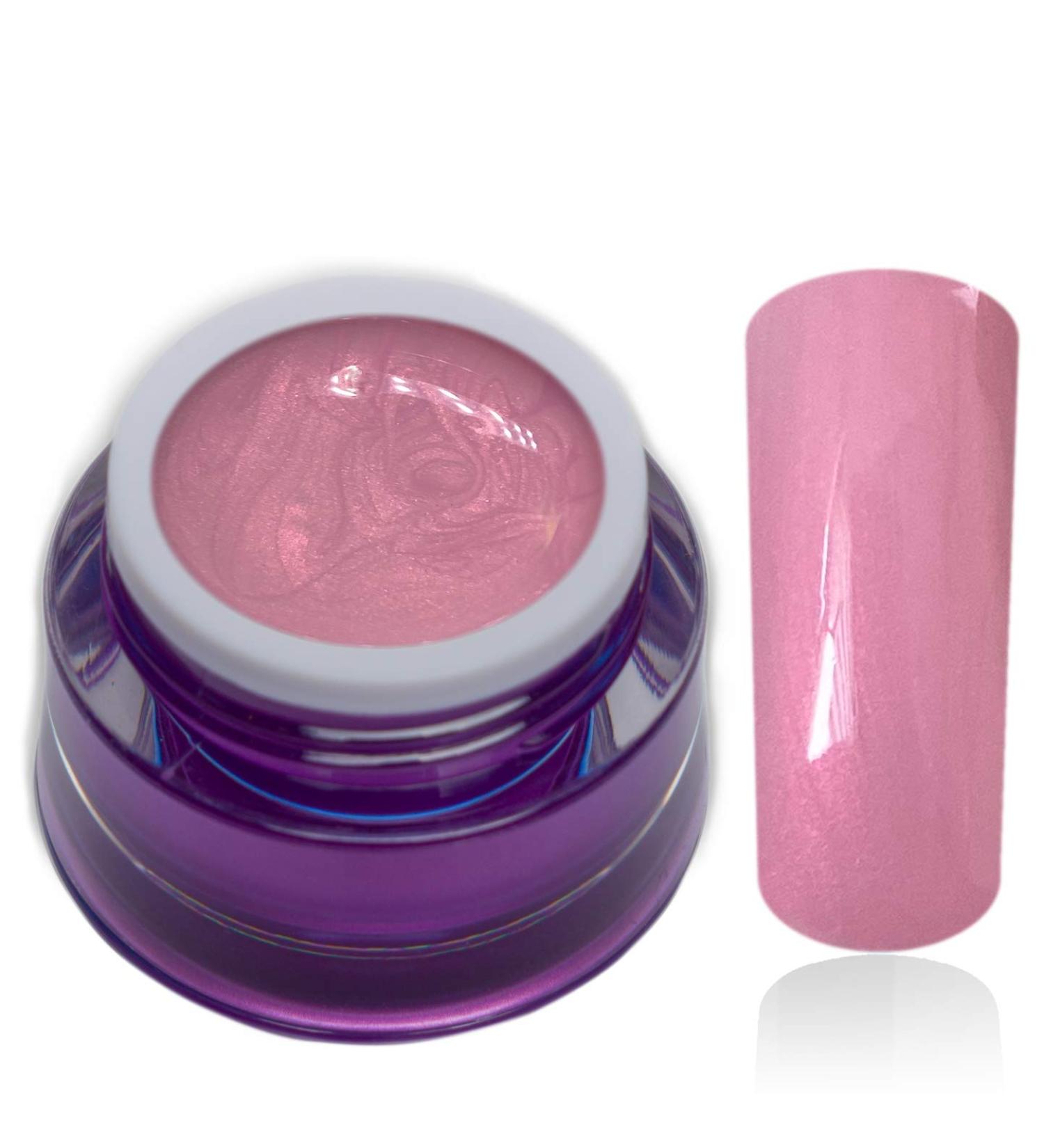 Premium Color Gel Pastel Pearl Daisy Pink UV Gel Nail Gel Colorgel 1x5ml (1 Pack)