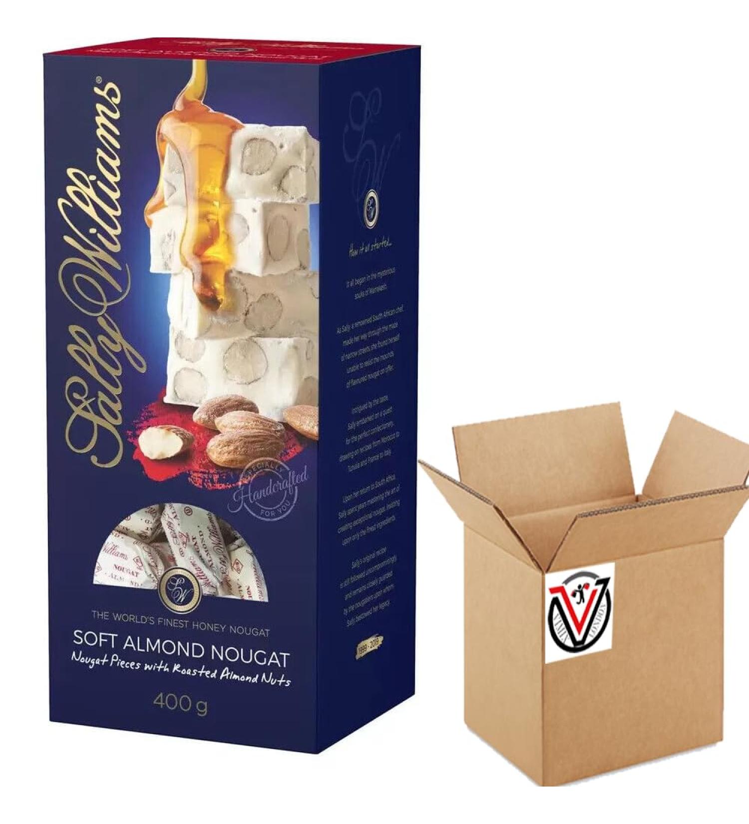 Soft Almond Nougat Roasted Nuts 400g - Hand Made with the Finest Ingredients - Buy Online on GoSupps.com