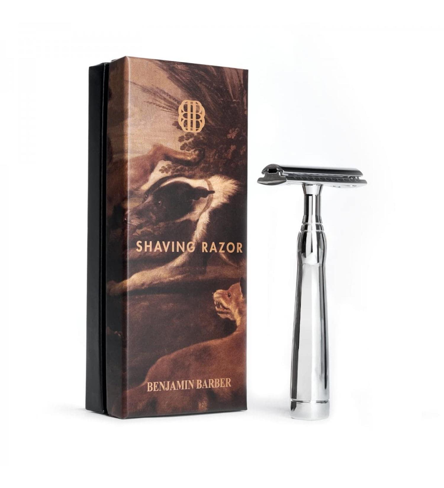 Benjamin Barber Classic Safety Razor Chrome
