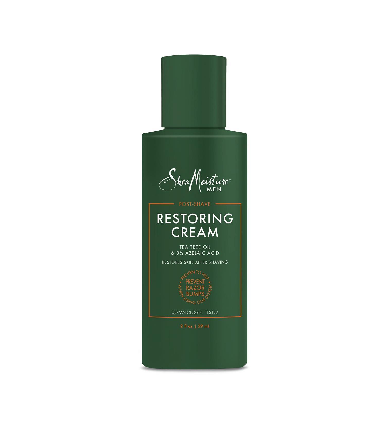 SheaMoisture Men After Shaving Cream - 2 oz | Dermatologist-Tested Skin Care to Reduce Irritation & Prevent Razor Bumps - Buy Online on GoSupps.com
