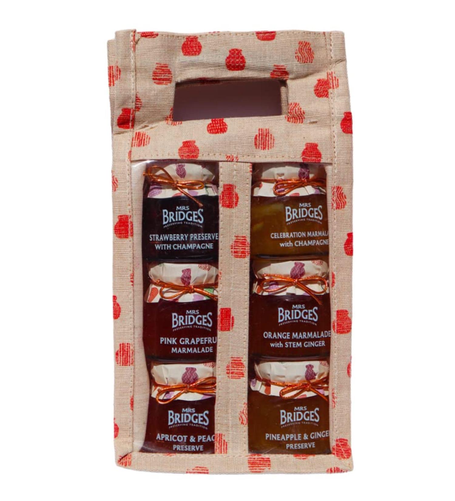 Mrs Bridges Marmalade & Preserve Tasting Set - 6x4oz Jars - Buy Online on GoSupps.com