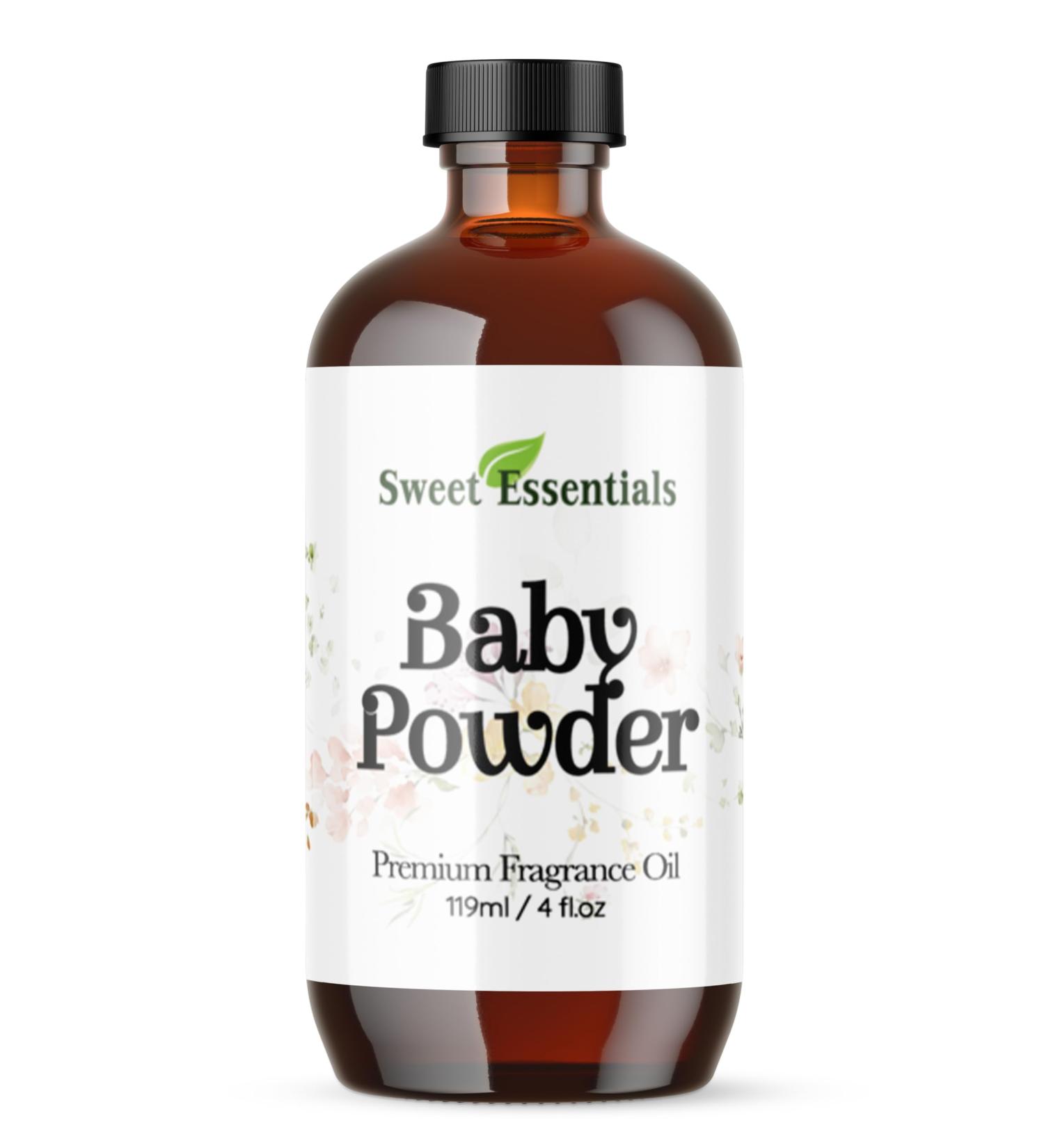 Premium Baby Powder Fragrance Oil - 4oz - Versatile Aromatherapy & DIY Scents for Home Body Crafts & More - Buy Online on GoSupps.com