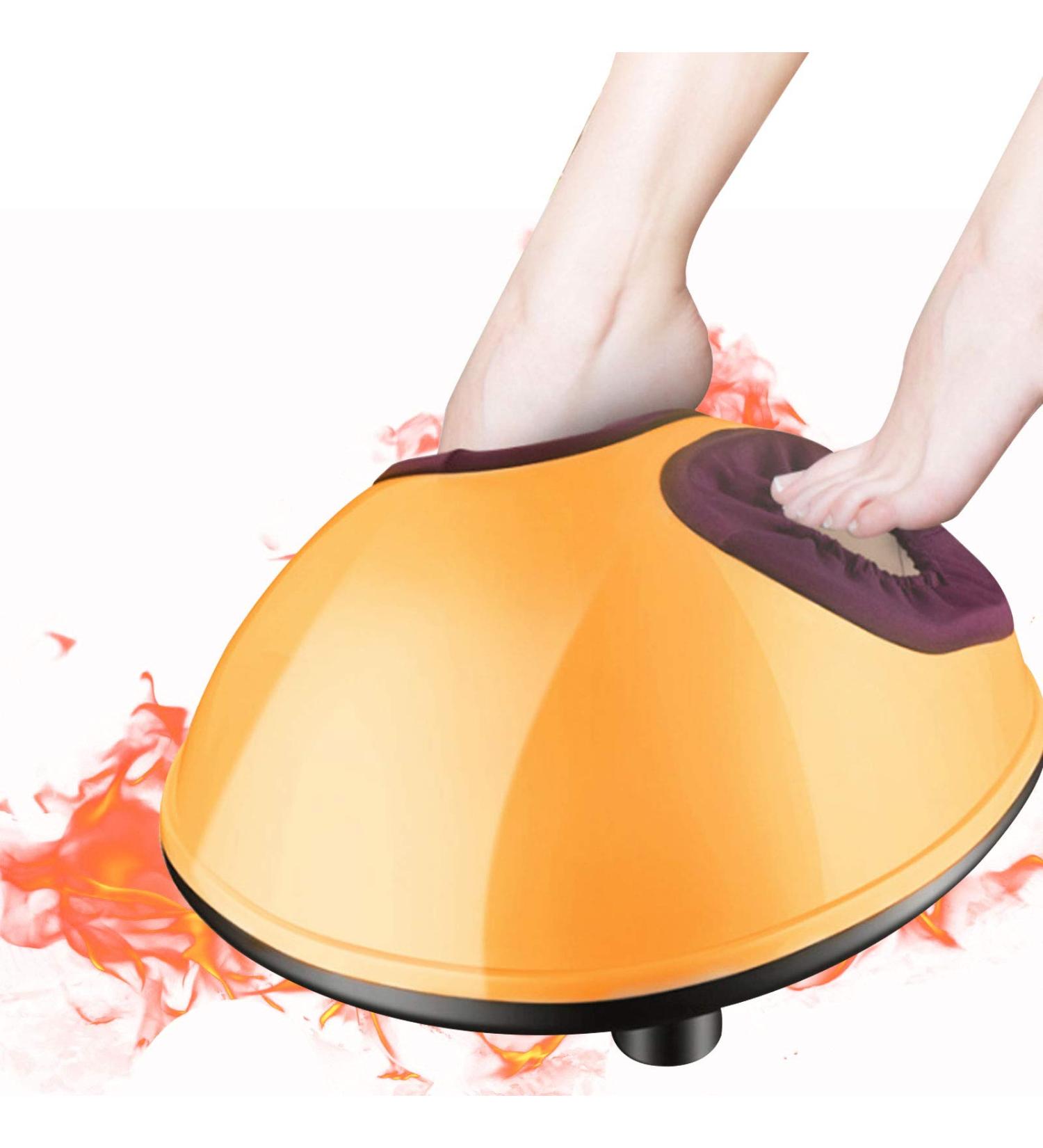 Nanana Heated Warm Shoes | Winter Heating Slippers for Cozy Comfort | Adjustable Temperature & Foot Circulation Aid | Perfect Gift in Yellow - Buy Online on GoSupps.com