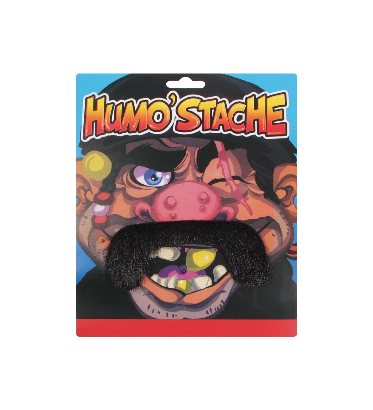 Buy Alsino Black Fake Self-Adhesive Mario Mustache Sticker LG9613 | Easy Stick-On Beard for Fun Costumes - International Shipping - Buy Online on GoSupps.com